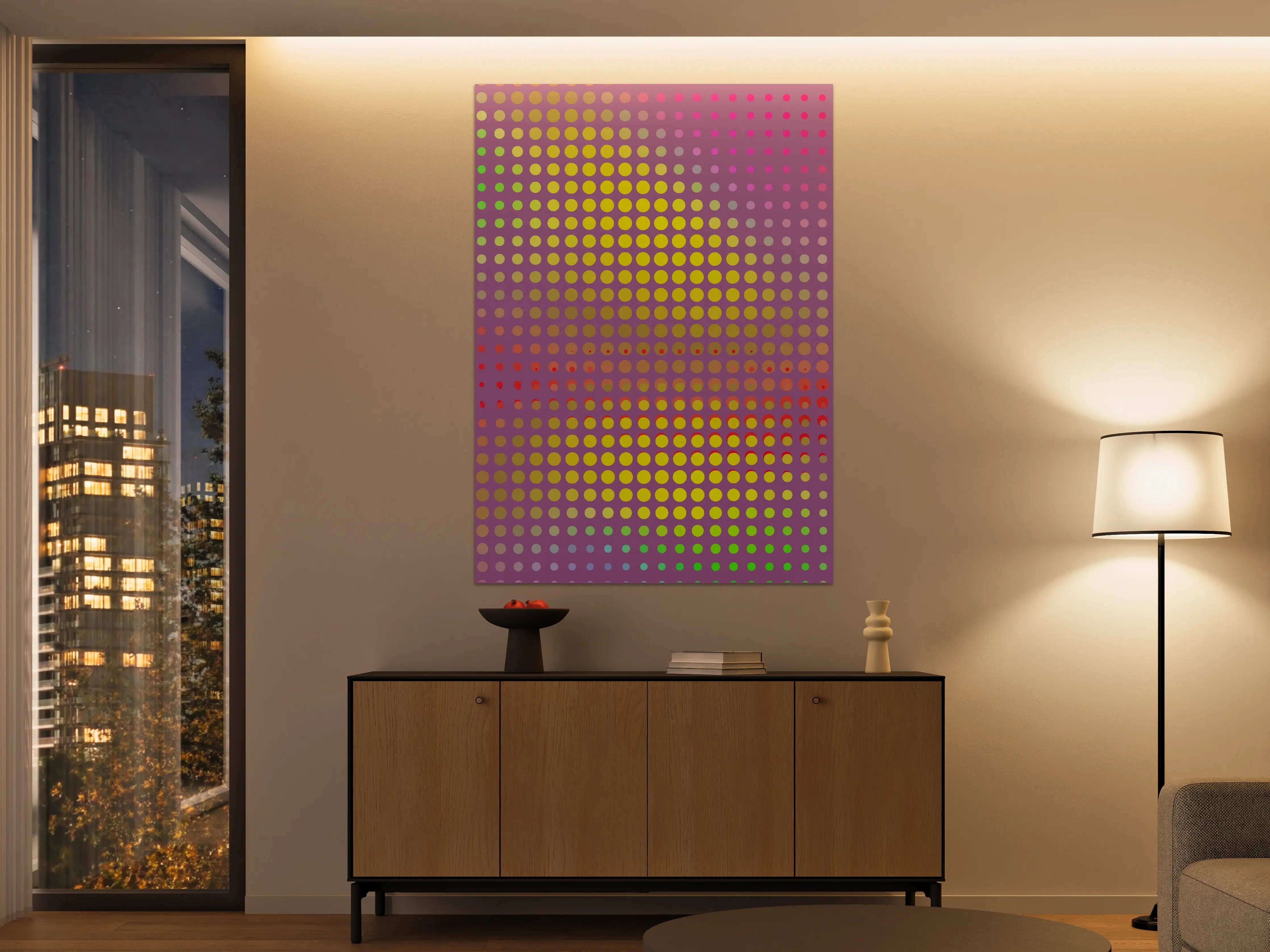 Große Wandbilder - Bunte Pop Art Punk-Design