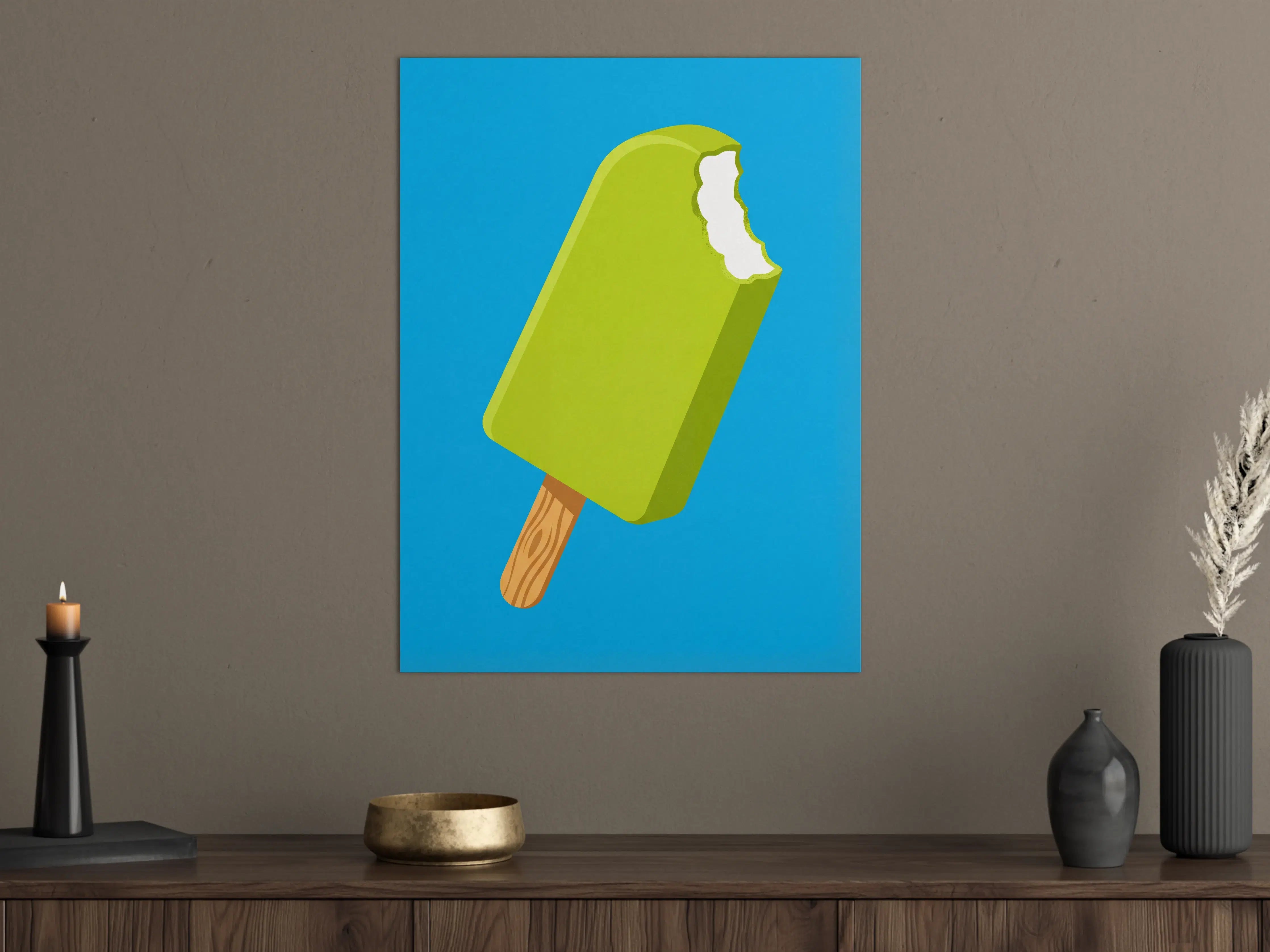Große Wandbilder - Bunter Eis am Stiel