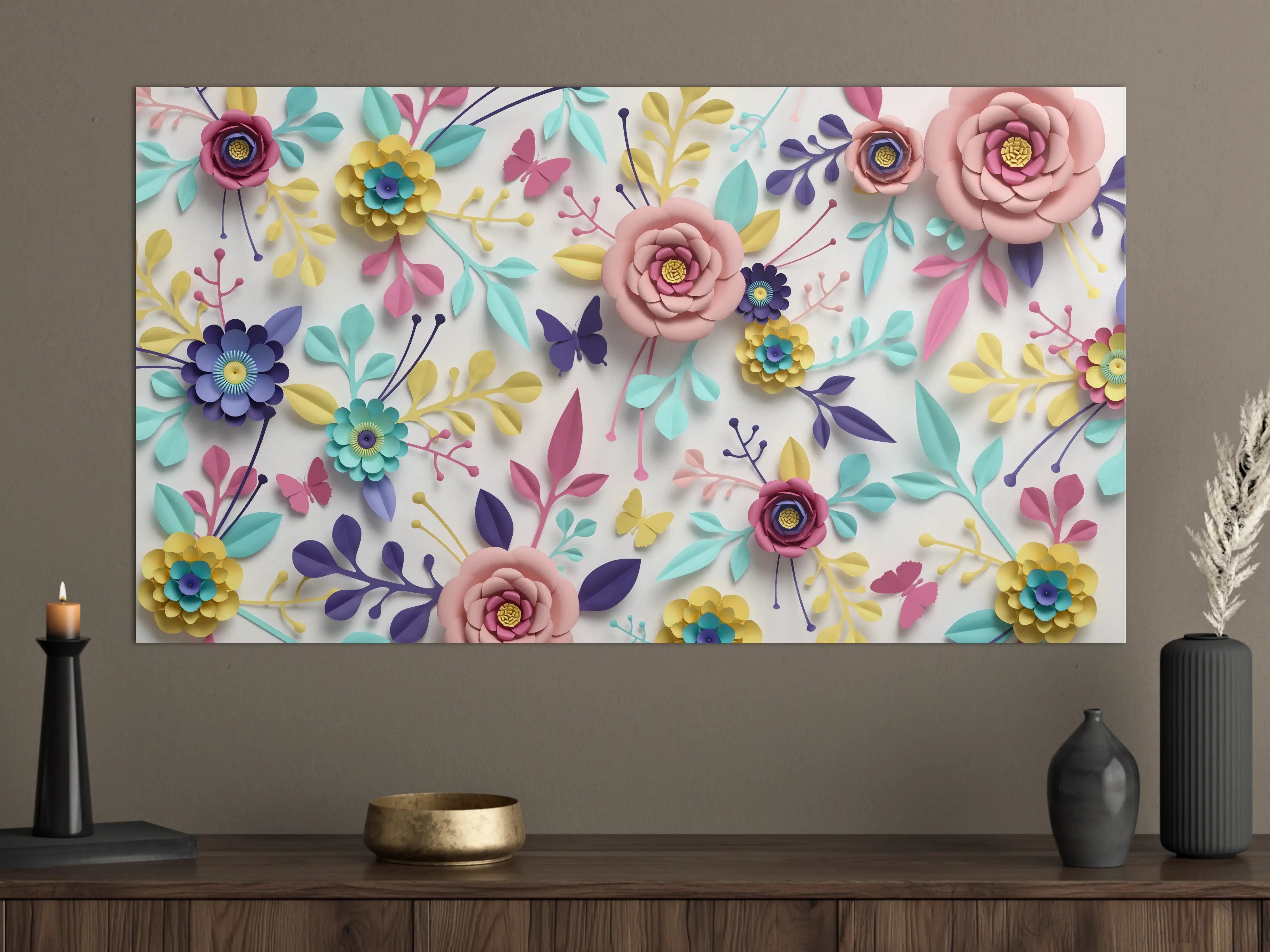 Große Wandbilder - Buntes Design - Textur