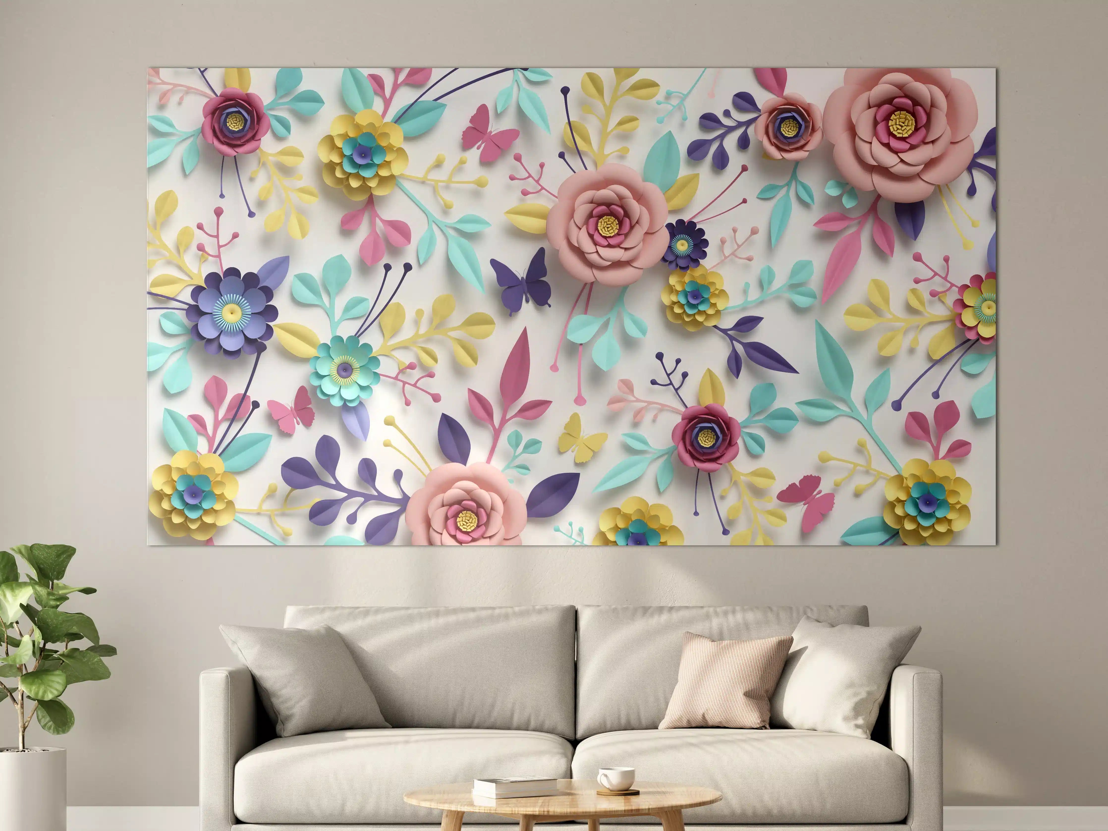 Große Wandbilder - Buntes Design - Textur
