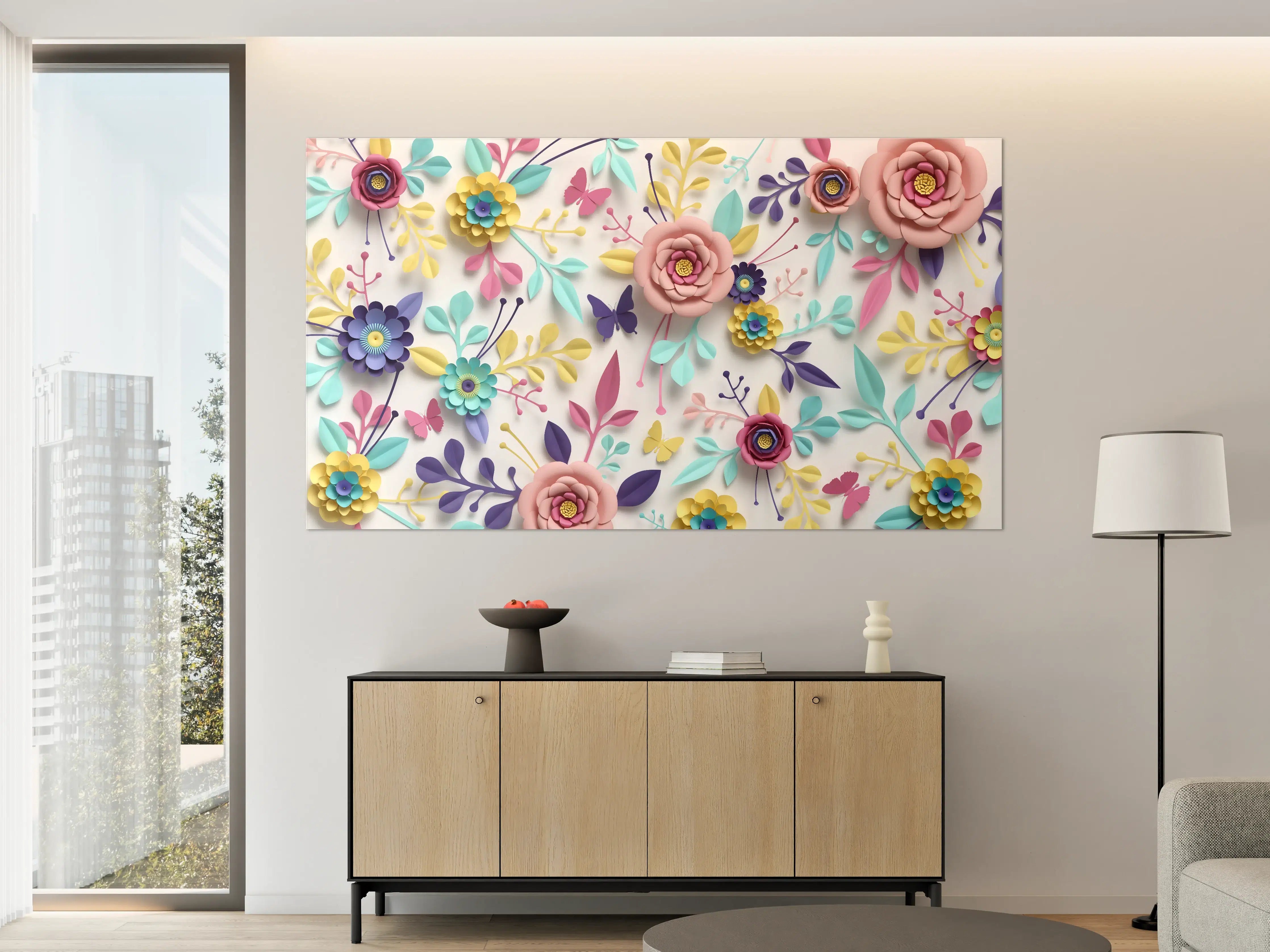Große Wandbilder - Buntes Design - Textur