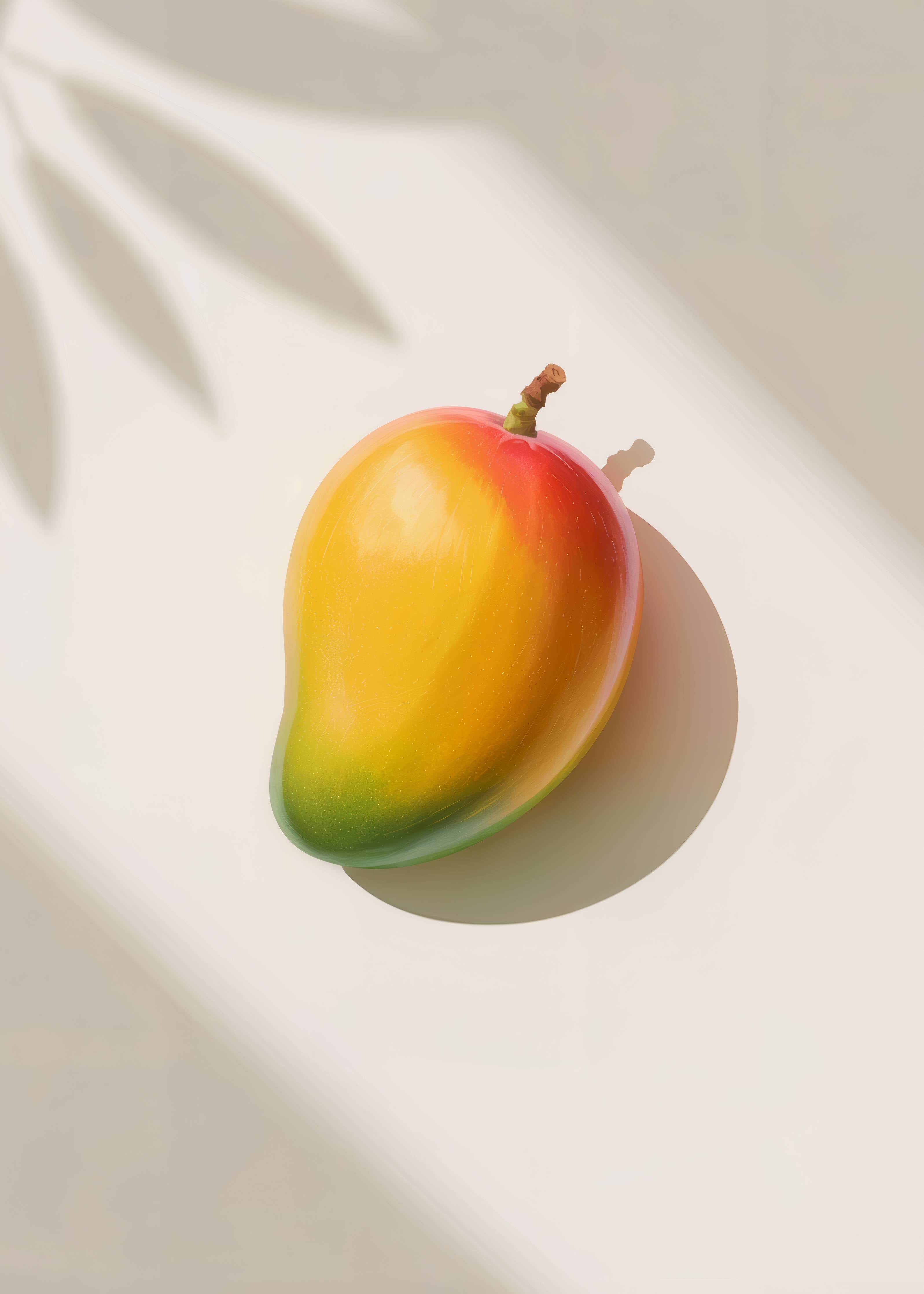 Große Wandbilder-Buntes Mango-Bild in sanftem Licht