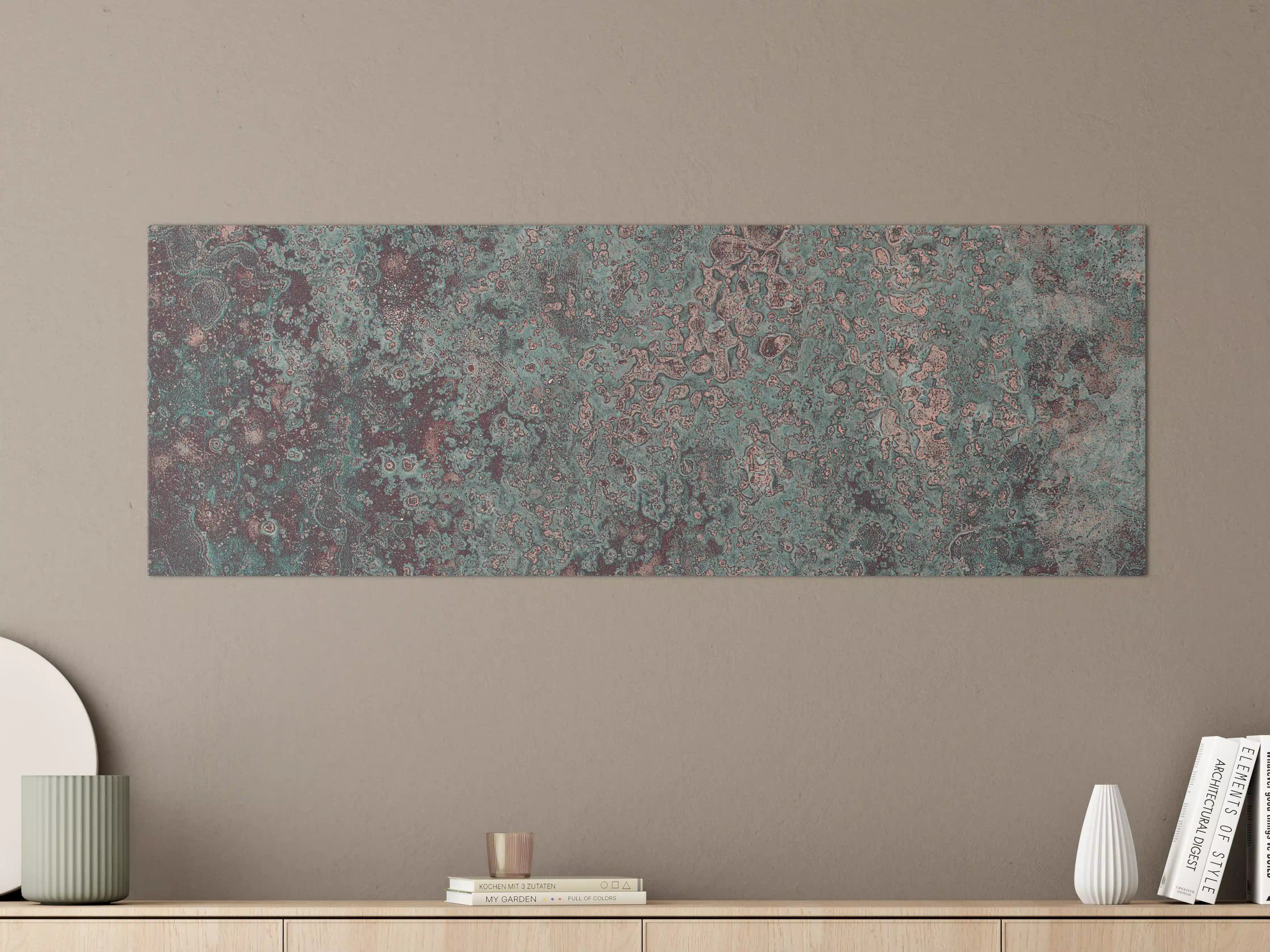 Große Wandbilder - Buntes Marmor-Textur Design