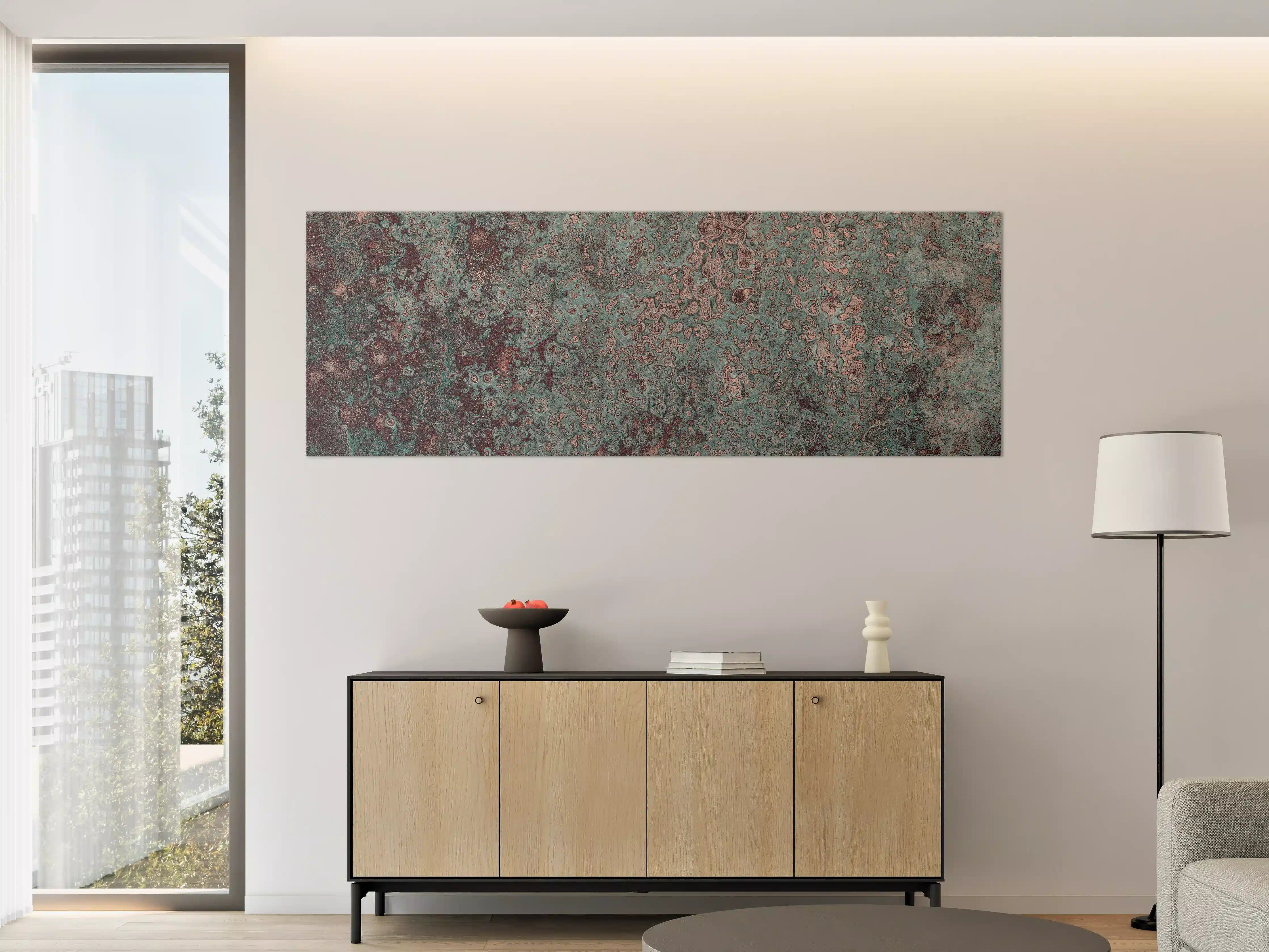 Große Wandbilder - Buntes Marmor-Textur Design