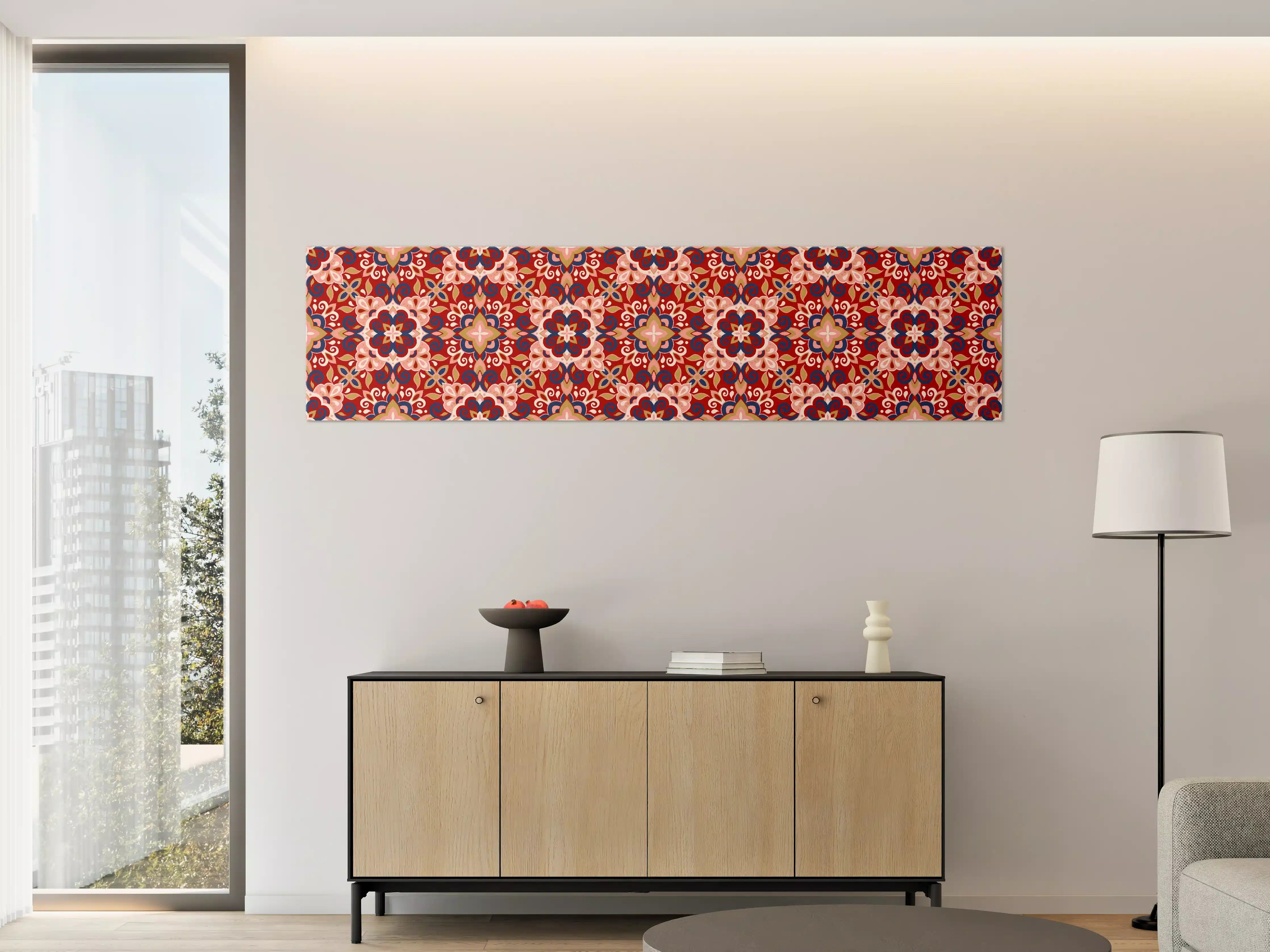 Große Wandbilder - Buntes Muster Design Druck