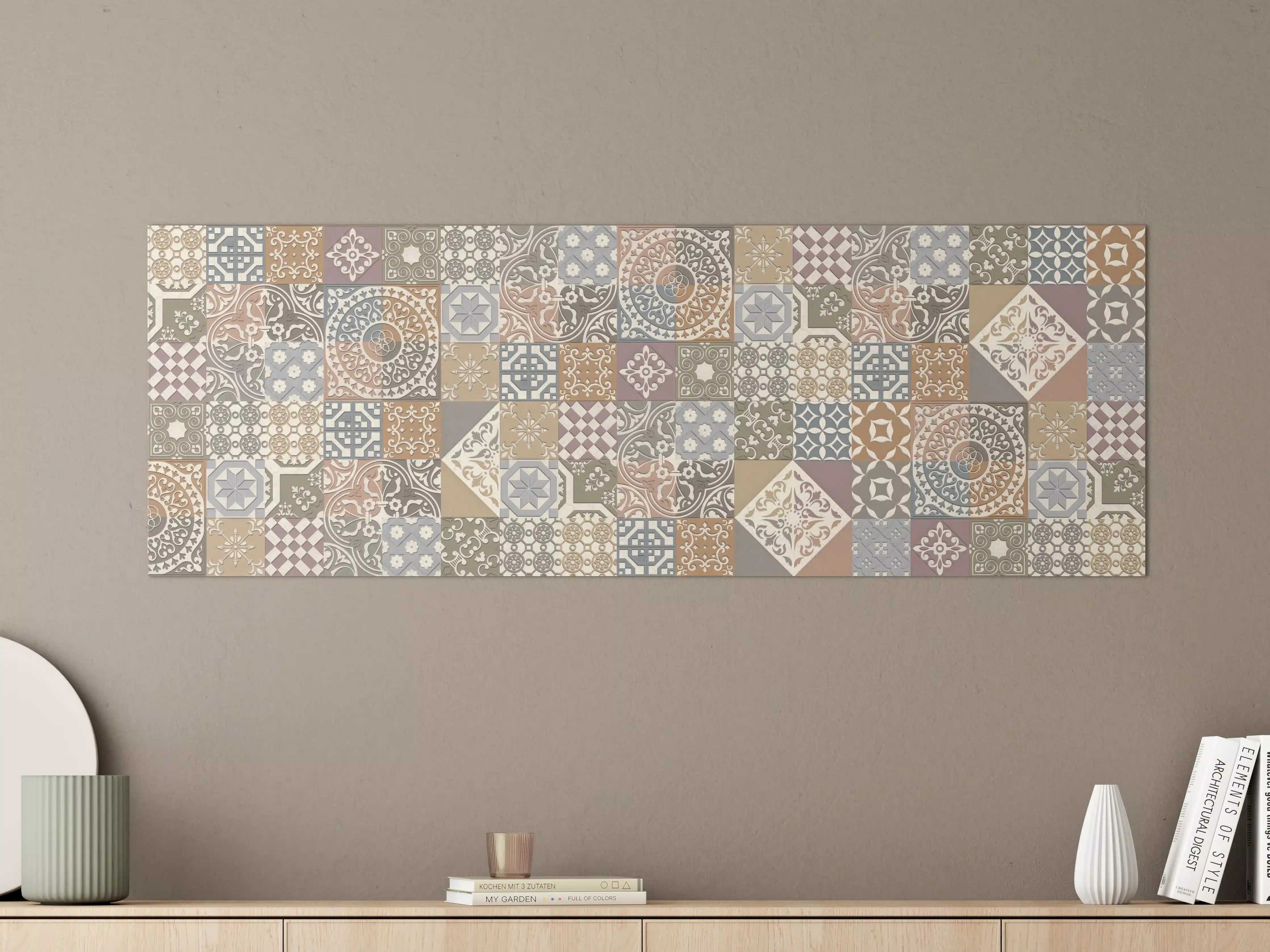 Große Wandbilder - Buntes portugiesisches Mosaik