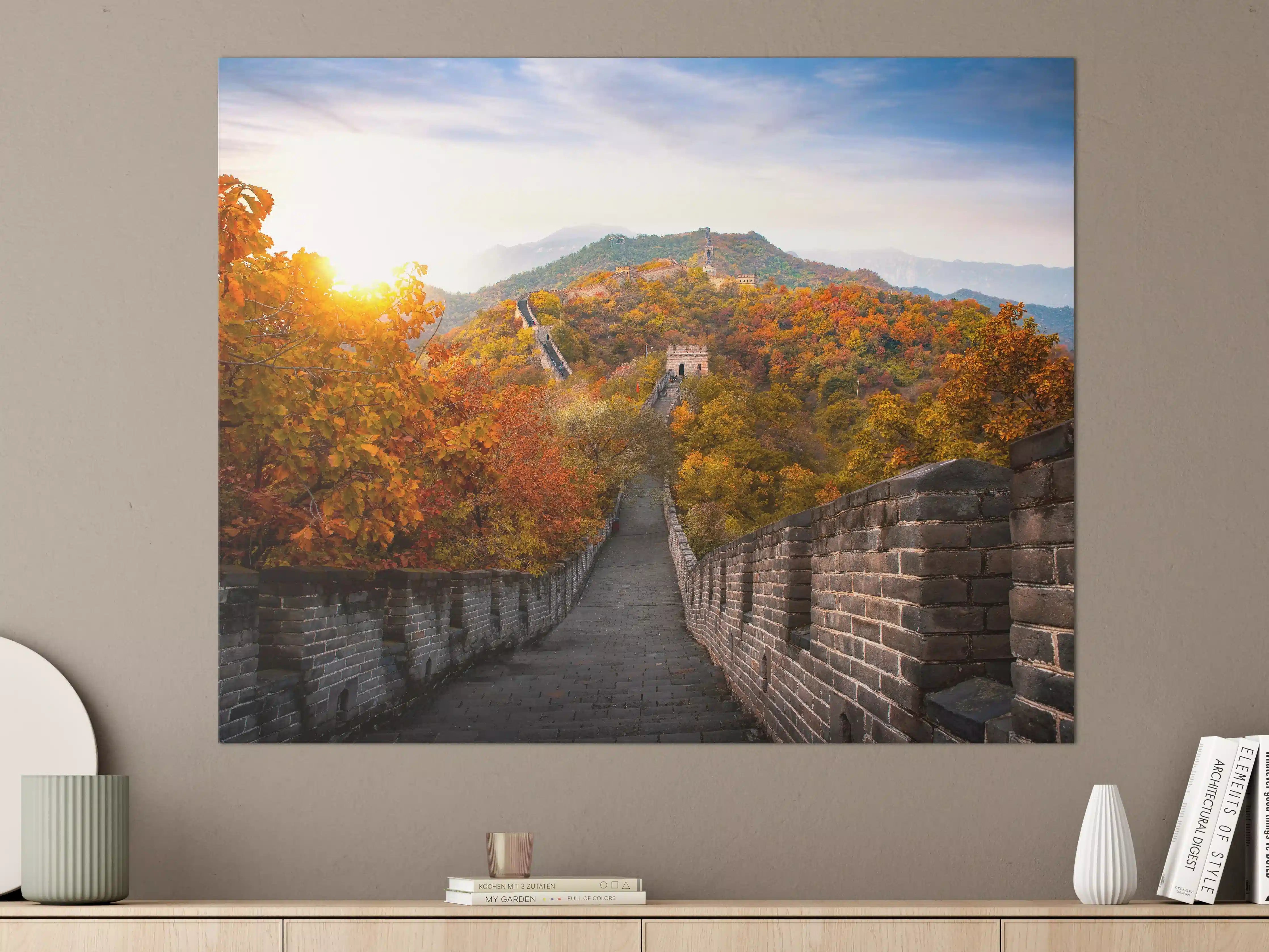 Große Wandbilder - Chinesische Mauer im Herbst