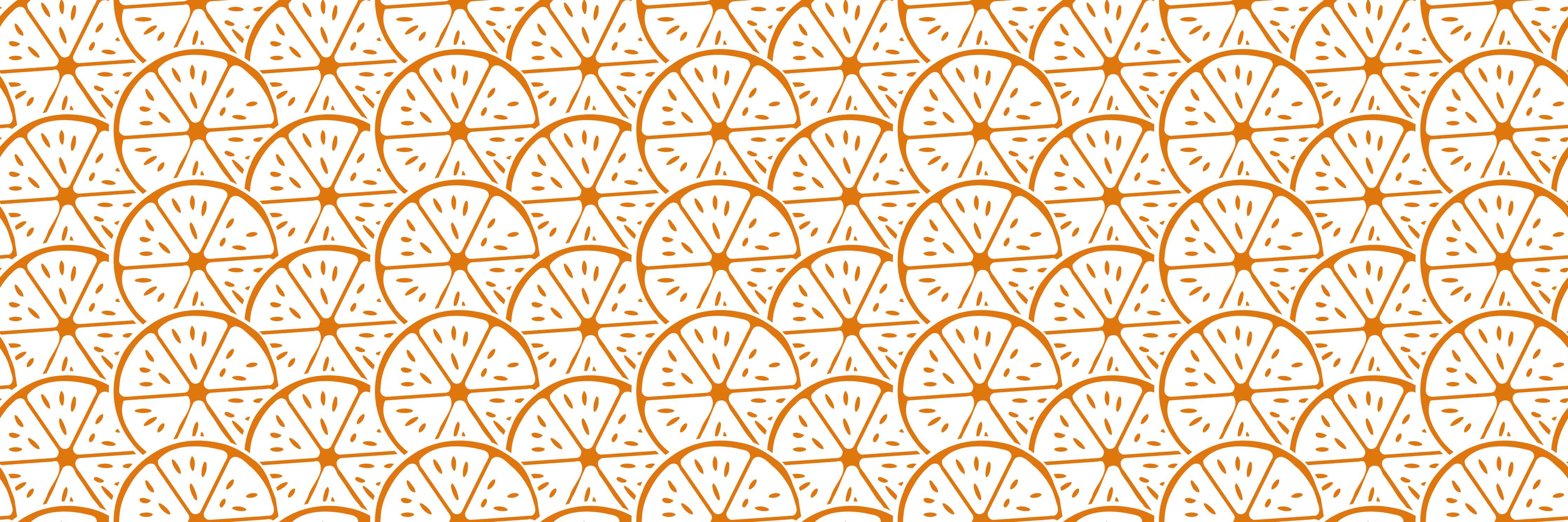 Große Wandbilder-Citrus Orange Fizz Muster
