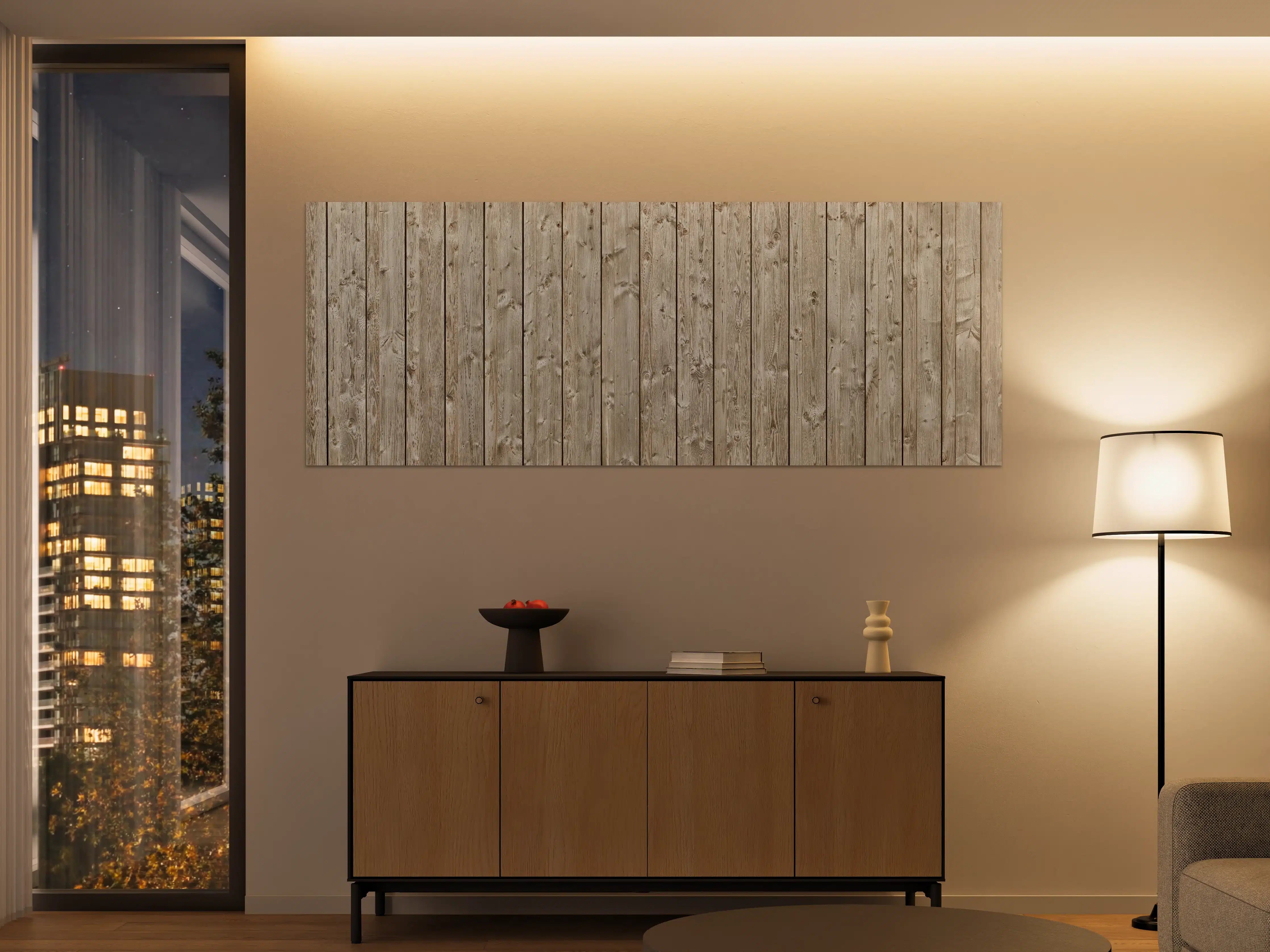 Große Wandbilder - Dekorative Holztextur