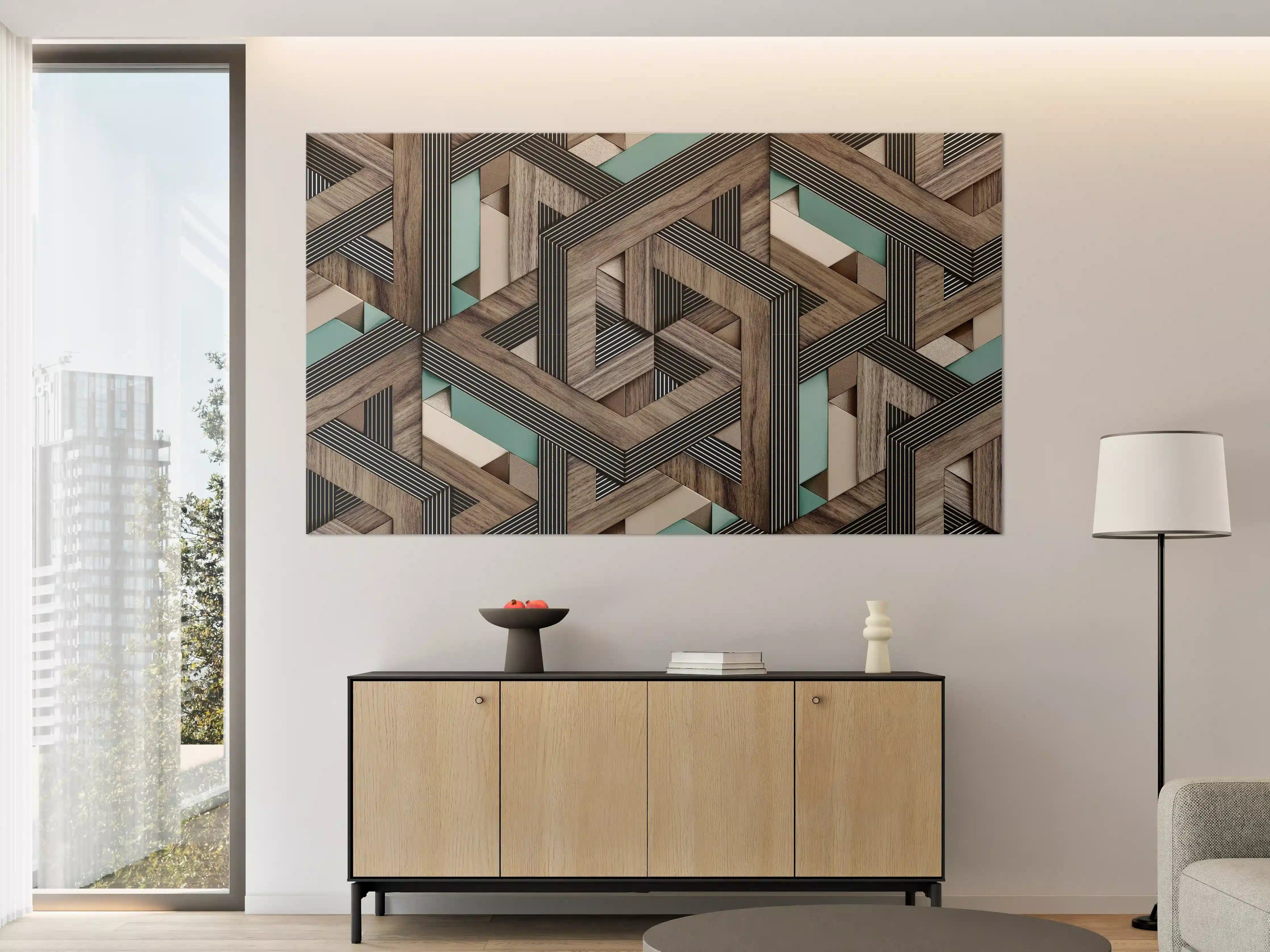Große Wandbilder - Dekorative Illustration - 3D Kunst