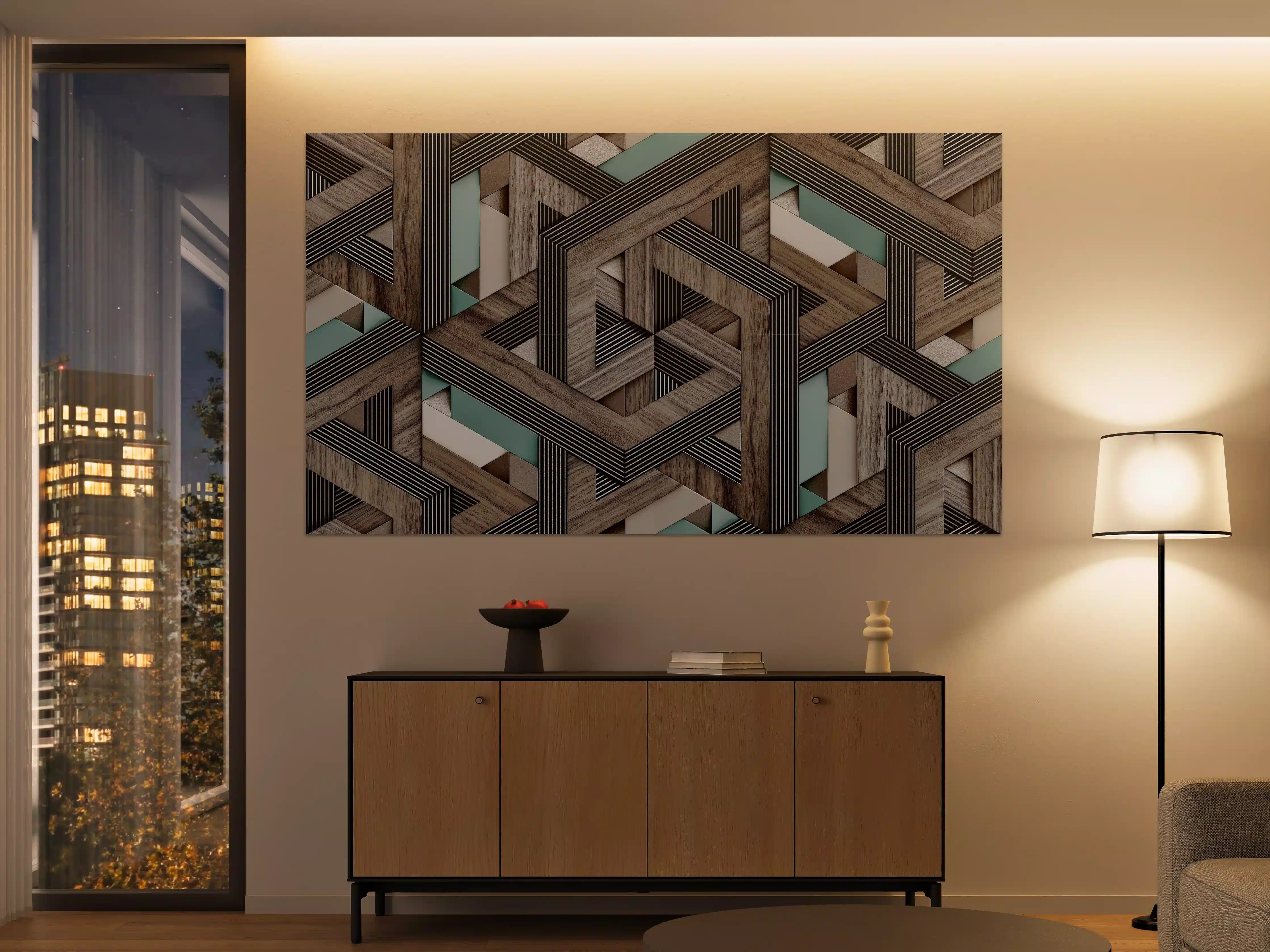 Große Wandbilder - Dekorative Illustration - 3D Kunst