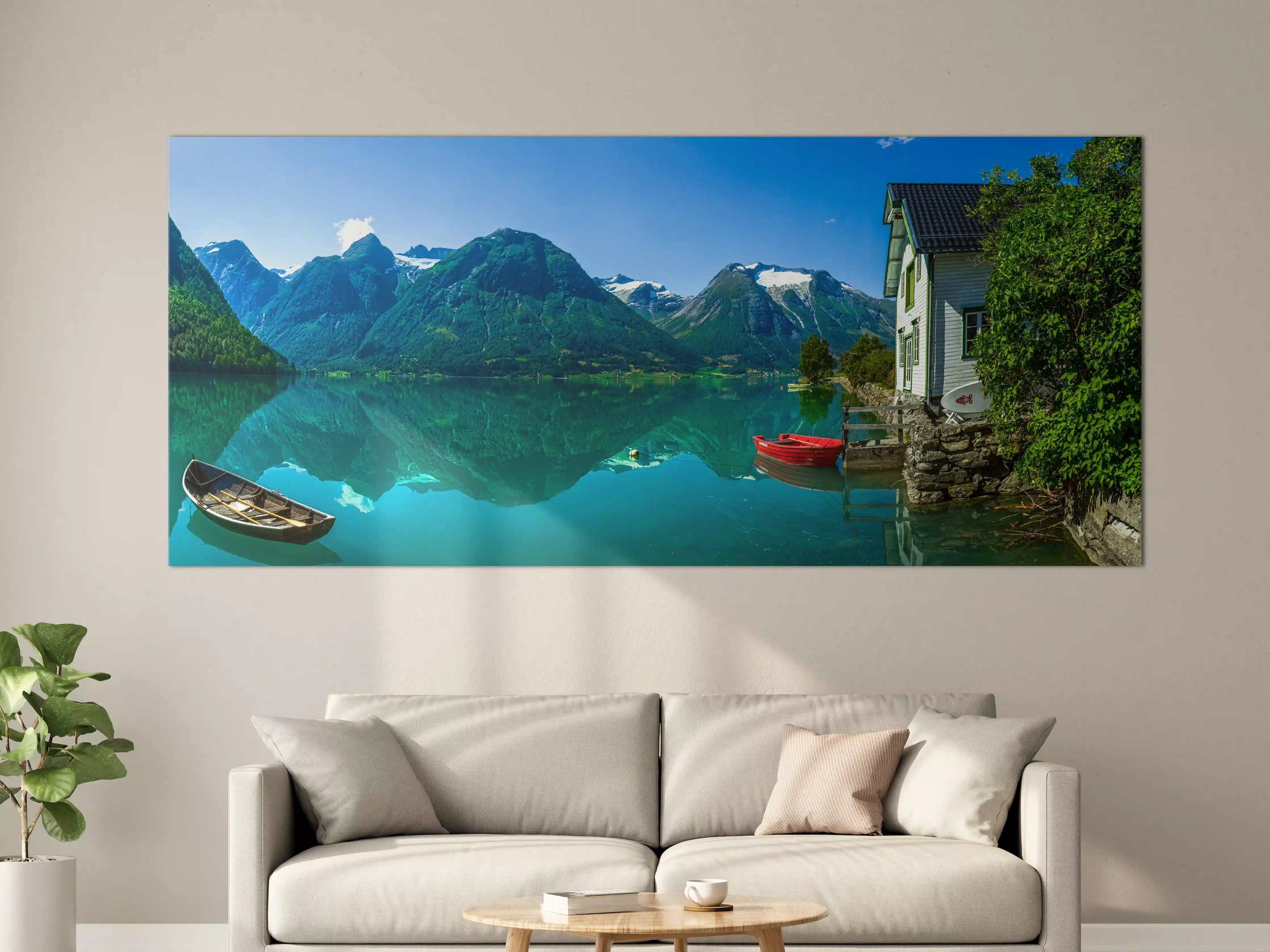Große Wandbilder - Der Gletschersee