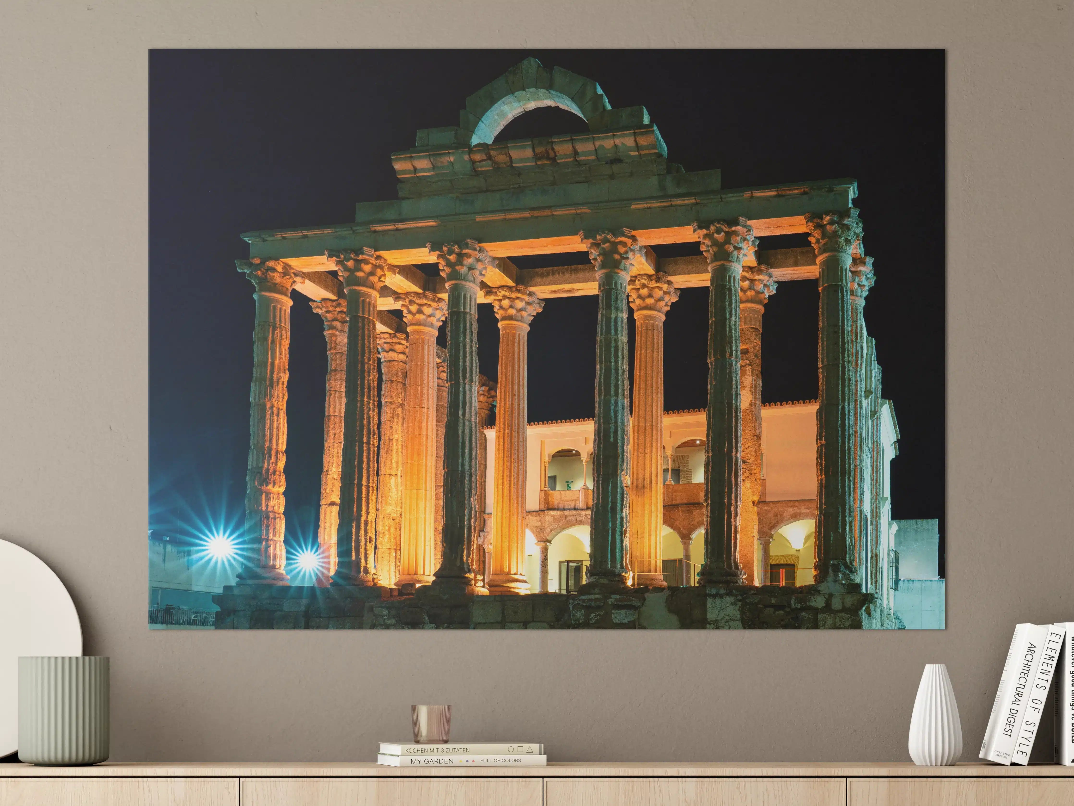 Große Wandbilder - Der römische Tempel der Diana in Merida