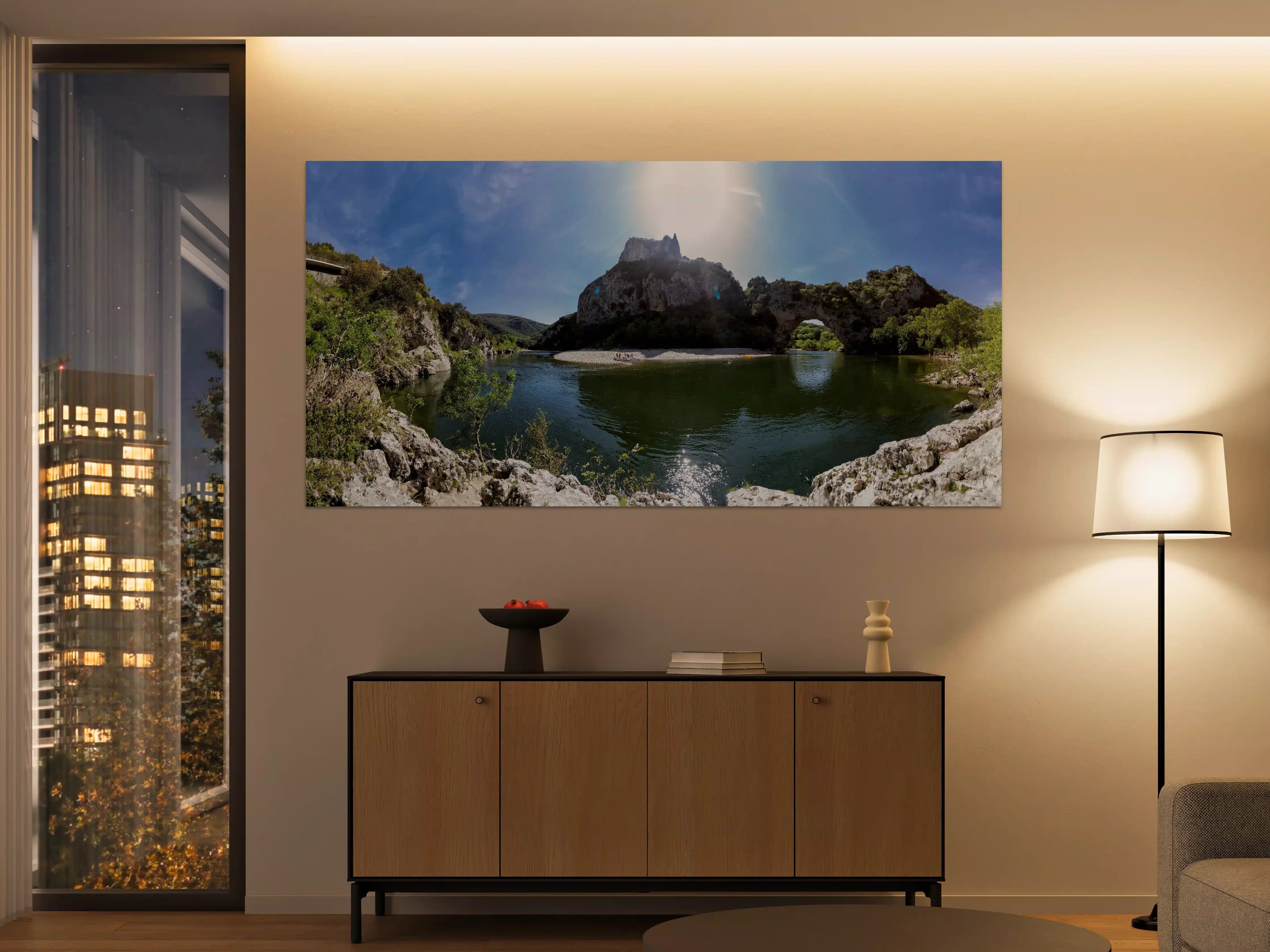 Große Wandbilder - Die Schluchten der Ardèche - Frankreich