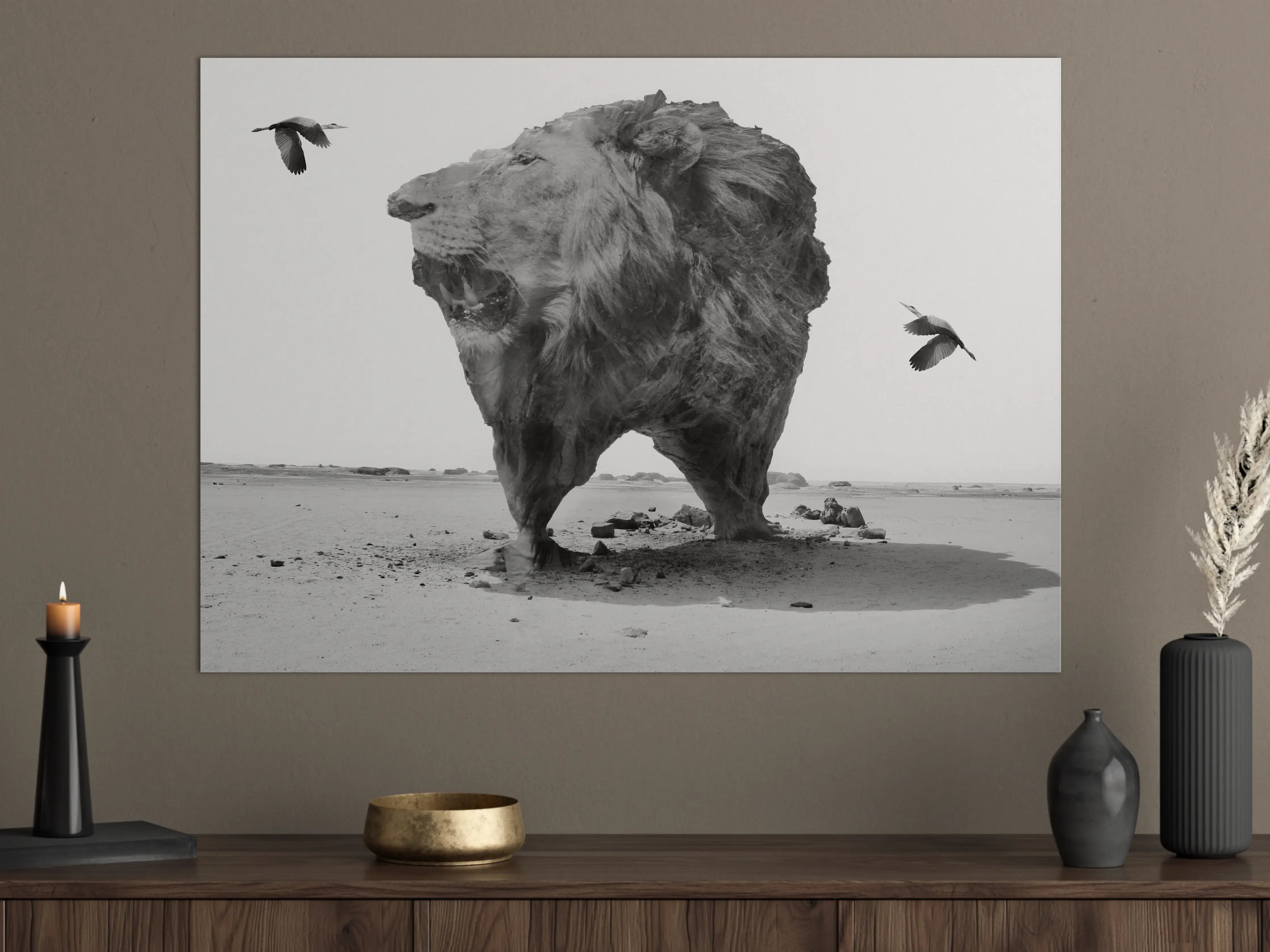 Große Wandbilder - Digitalkunst - Löwe