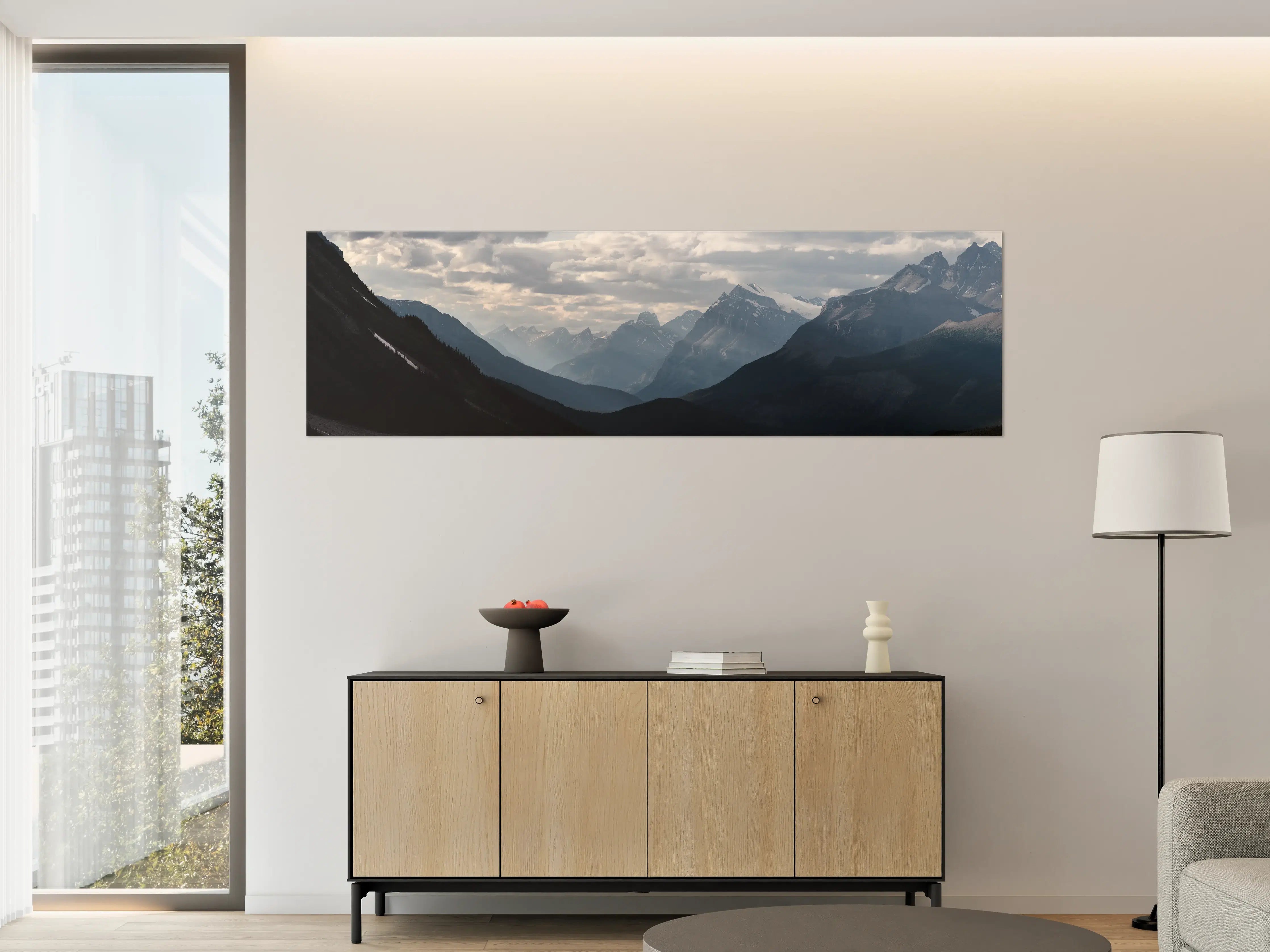 Große Wandbilder - Dramatische Landschaft entlang der Icefields Park