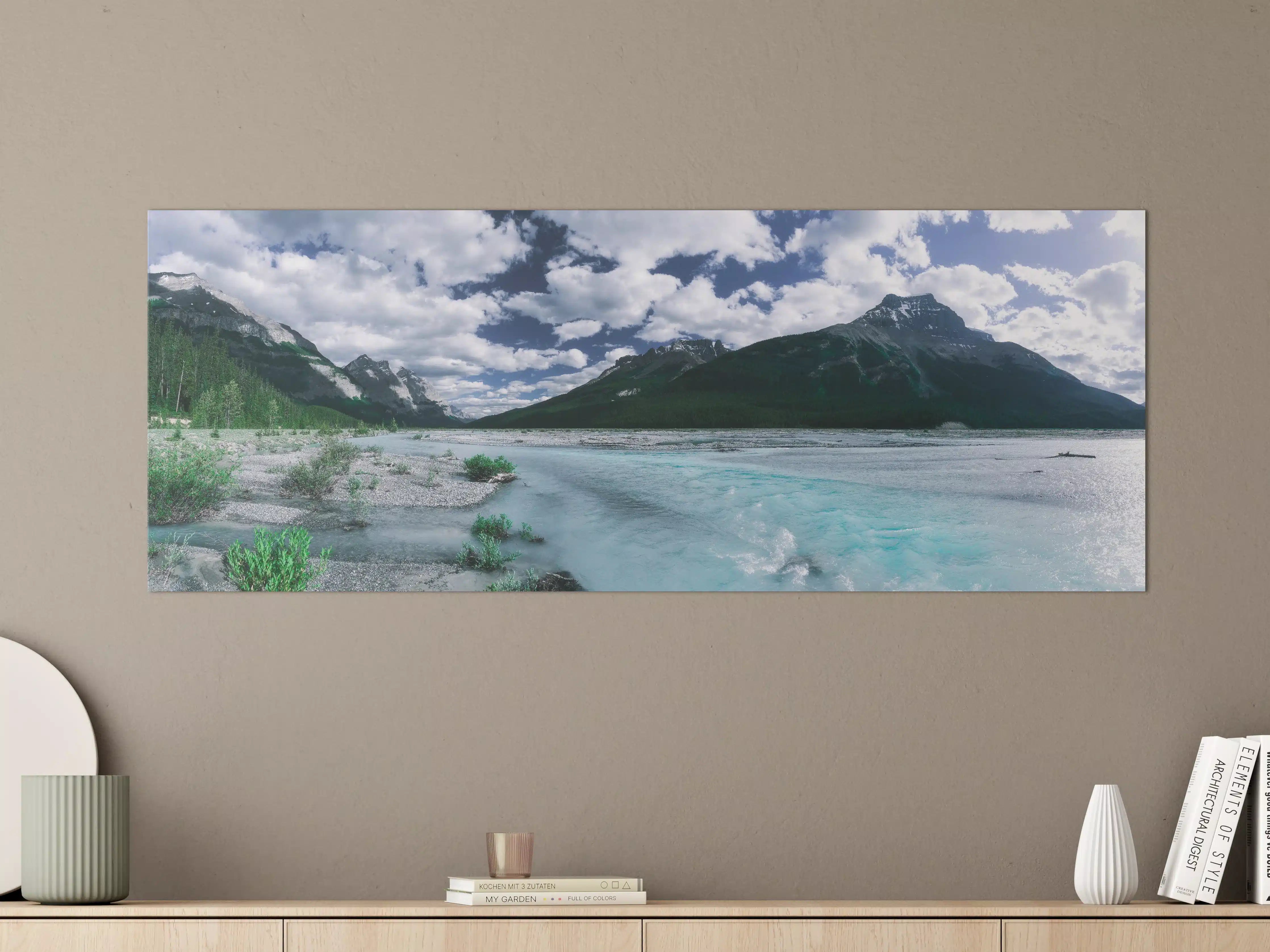 Große Wandbilder - Dramatische Landschaft entlang des Icefields Parkway
