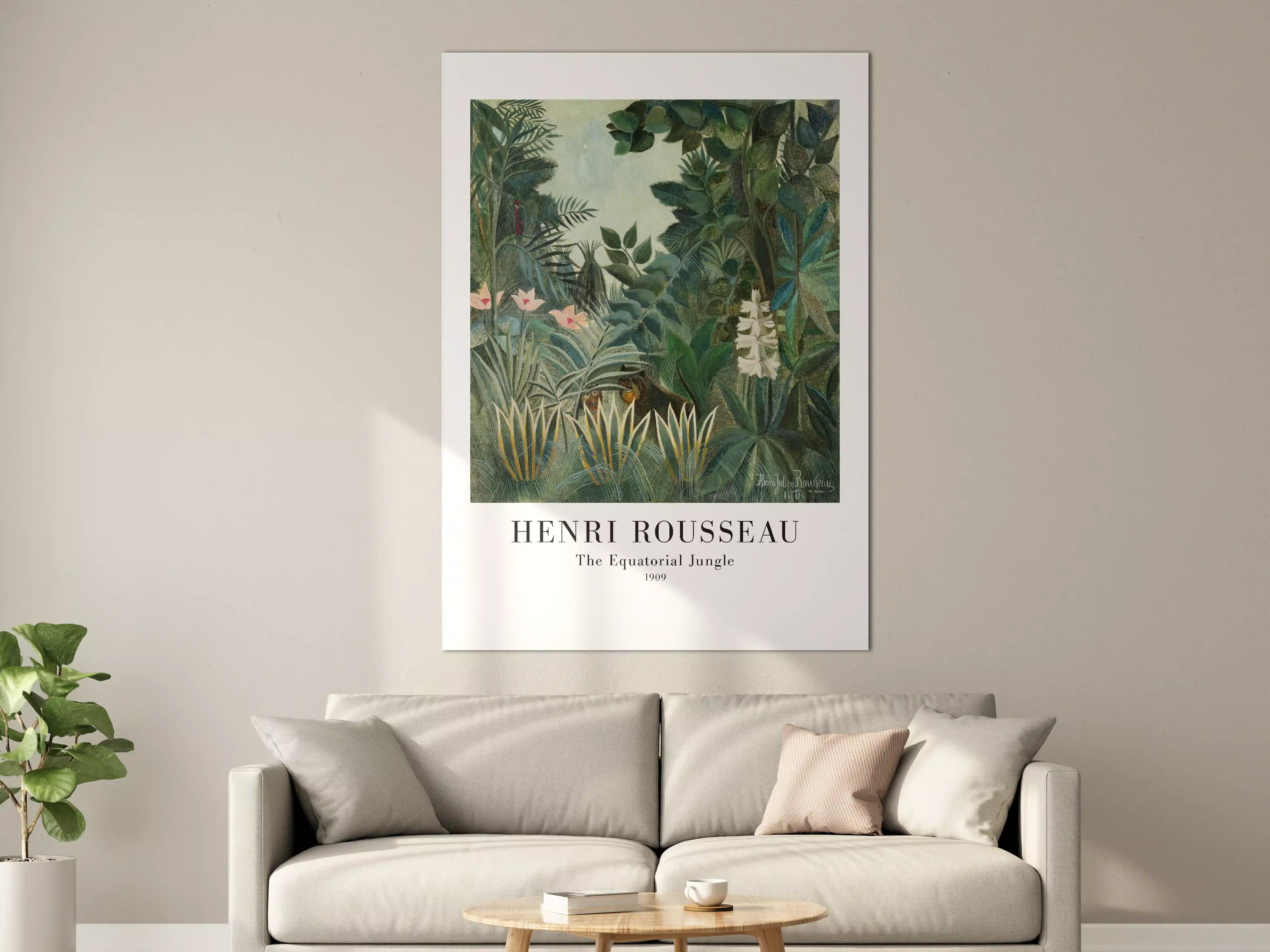 Große Wandbilder - Dschungelbild mit exotischer Pflanzenwelt