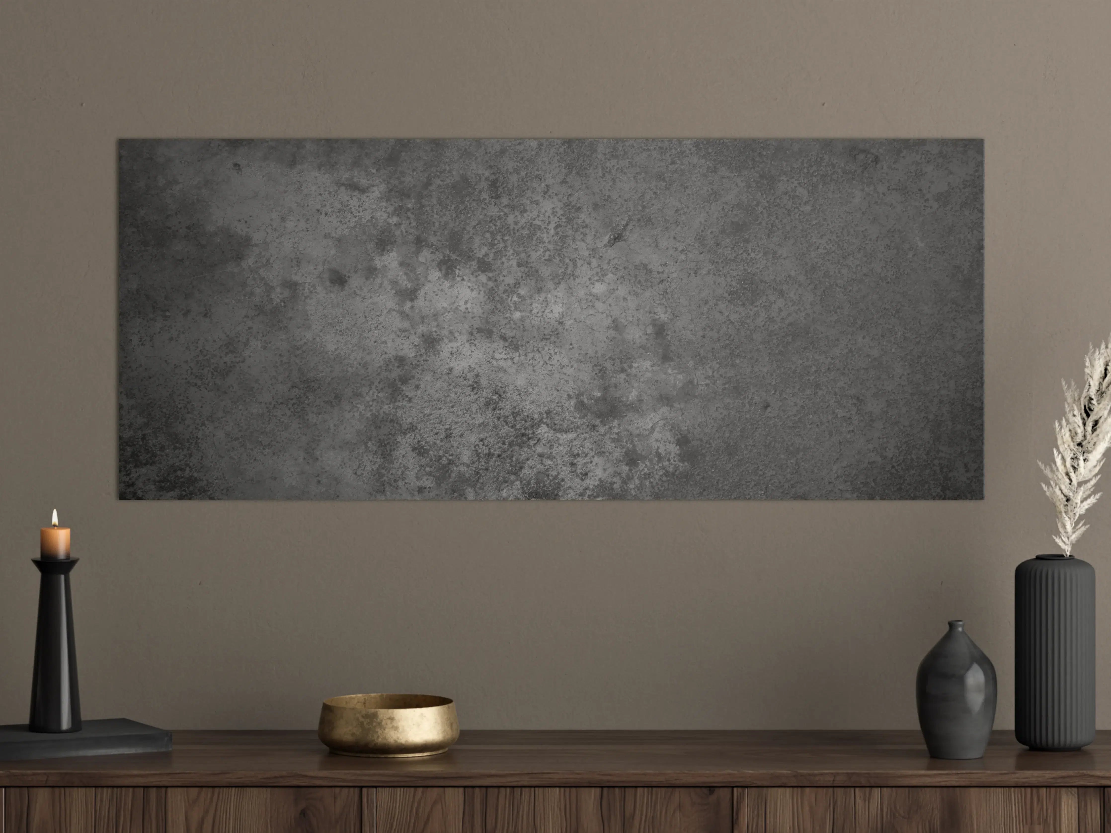 Große Wandbilder - Dunkle alte Zementwand