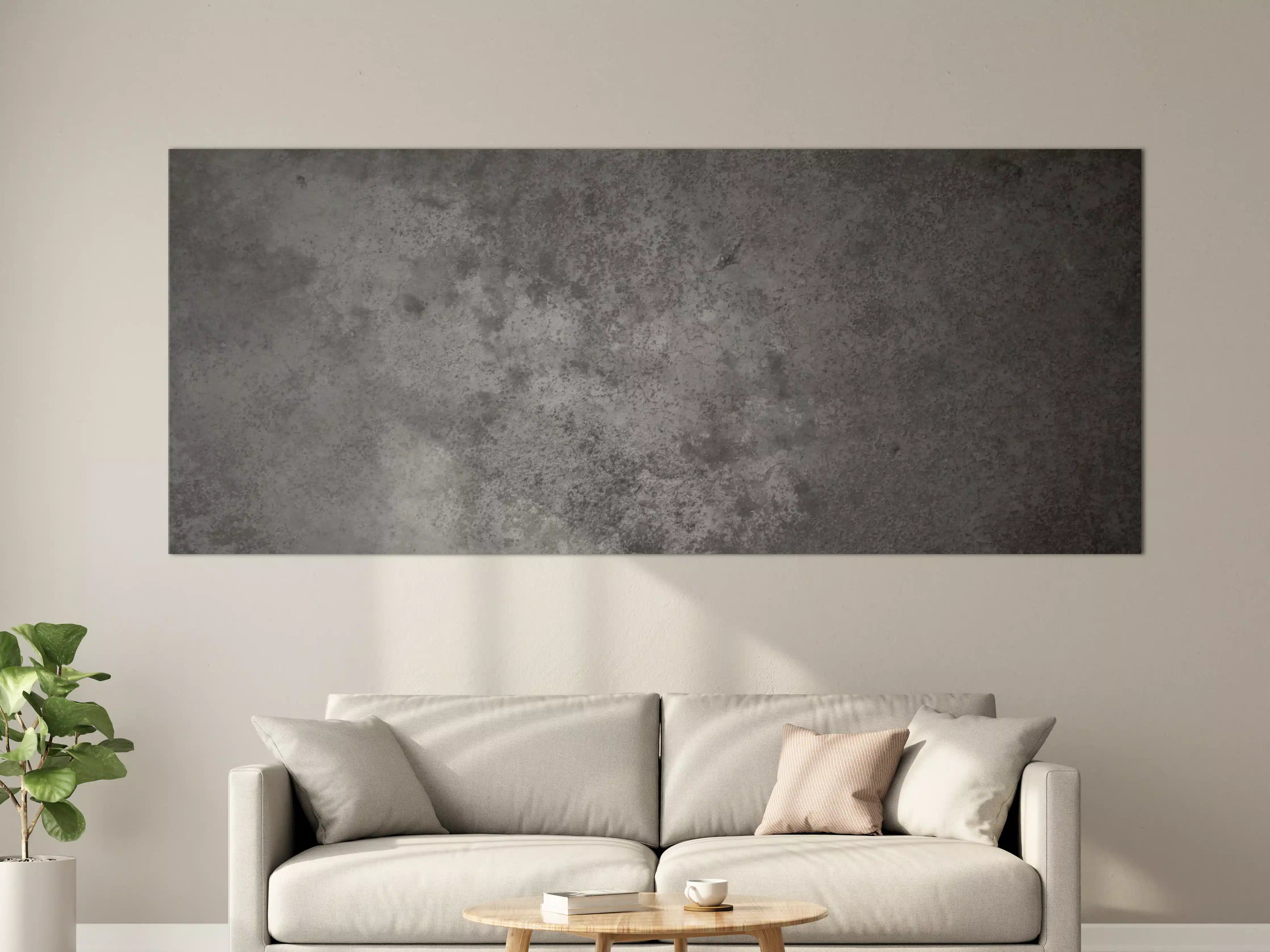 Große Wandbilder - Dunkle alte Zementwand