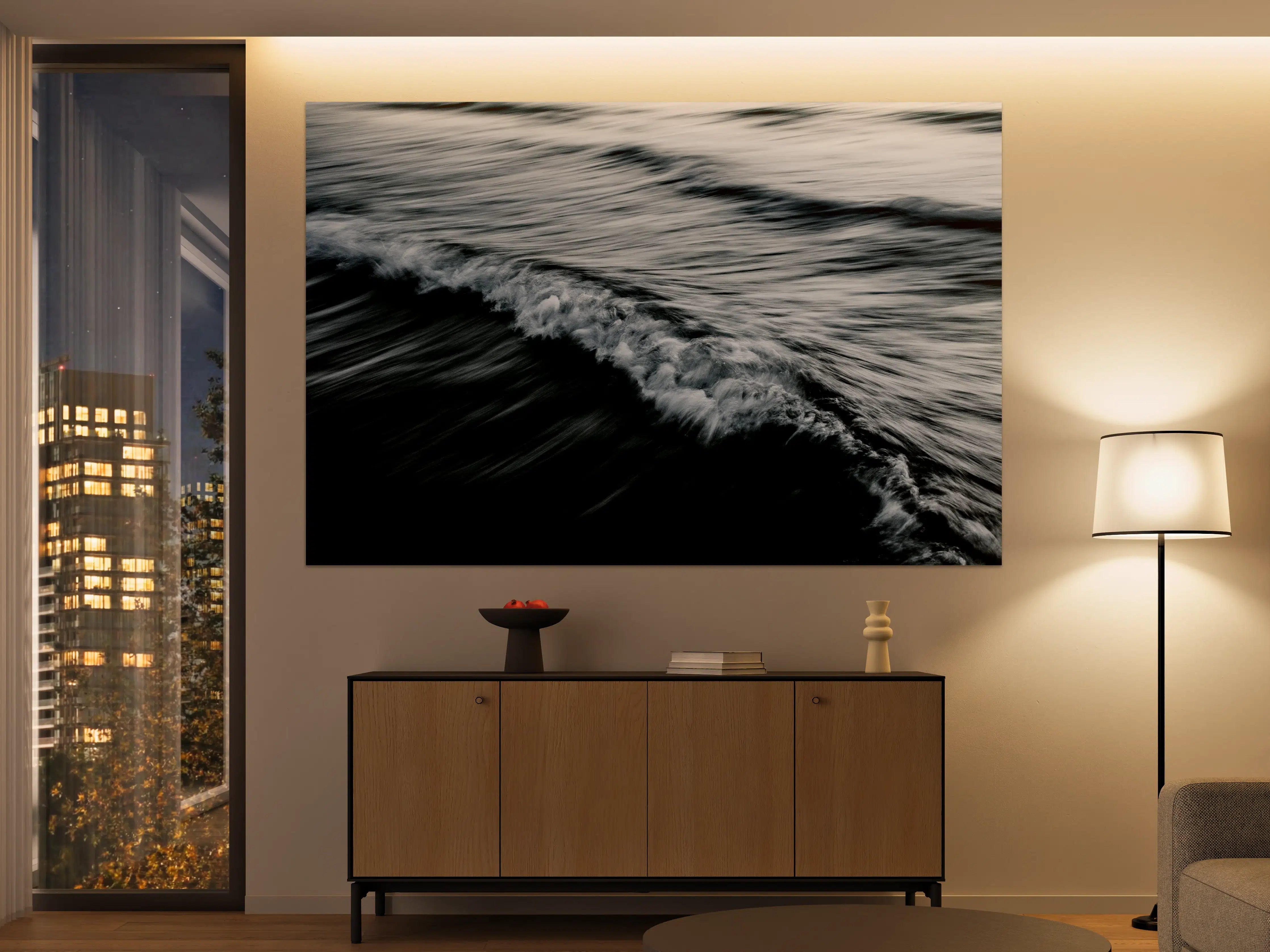 Große Wandbilder - Dynamisches Meereswellenbild