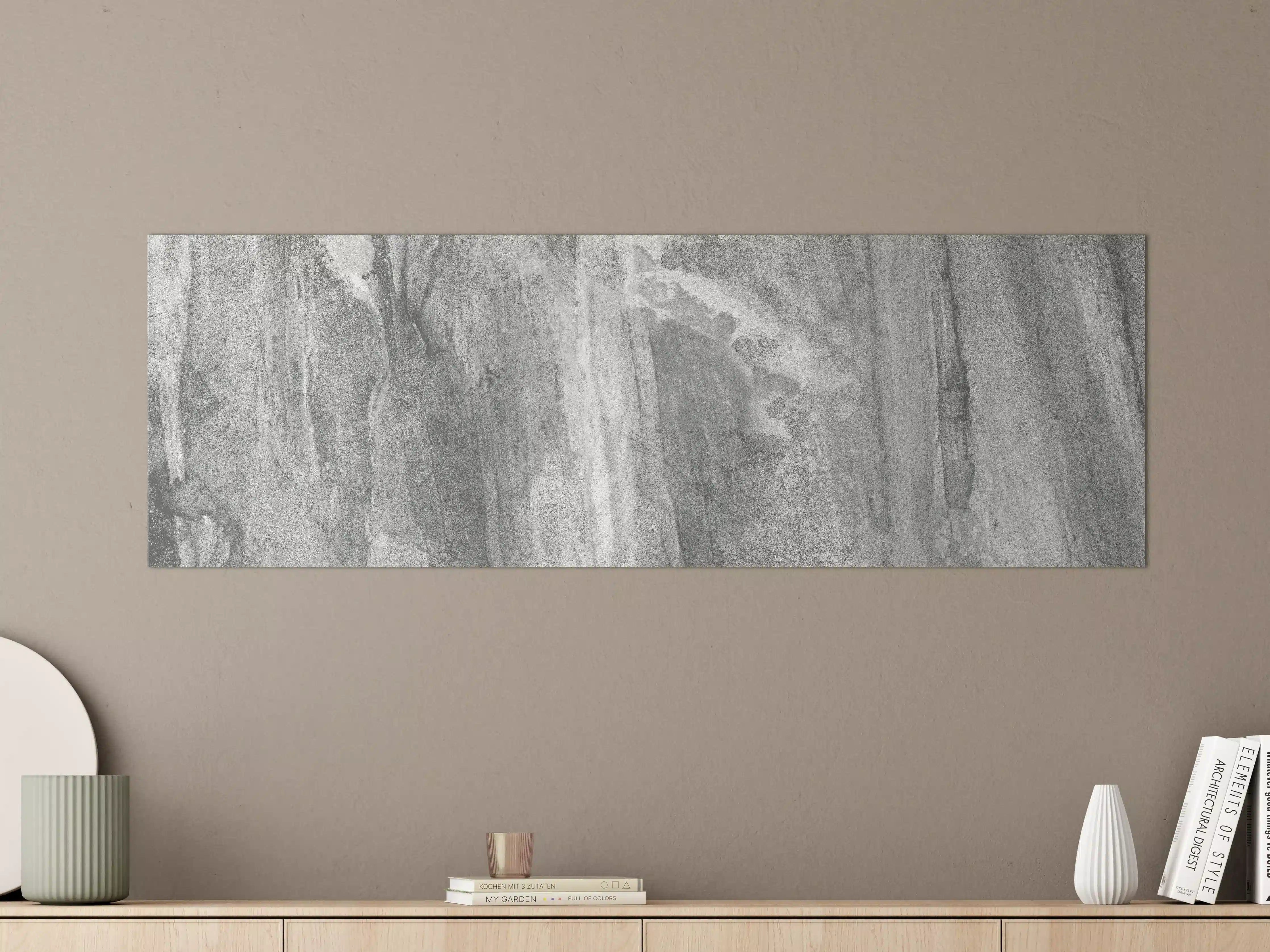 Große Wandbilder - Edel Graue Marmor Textur