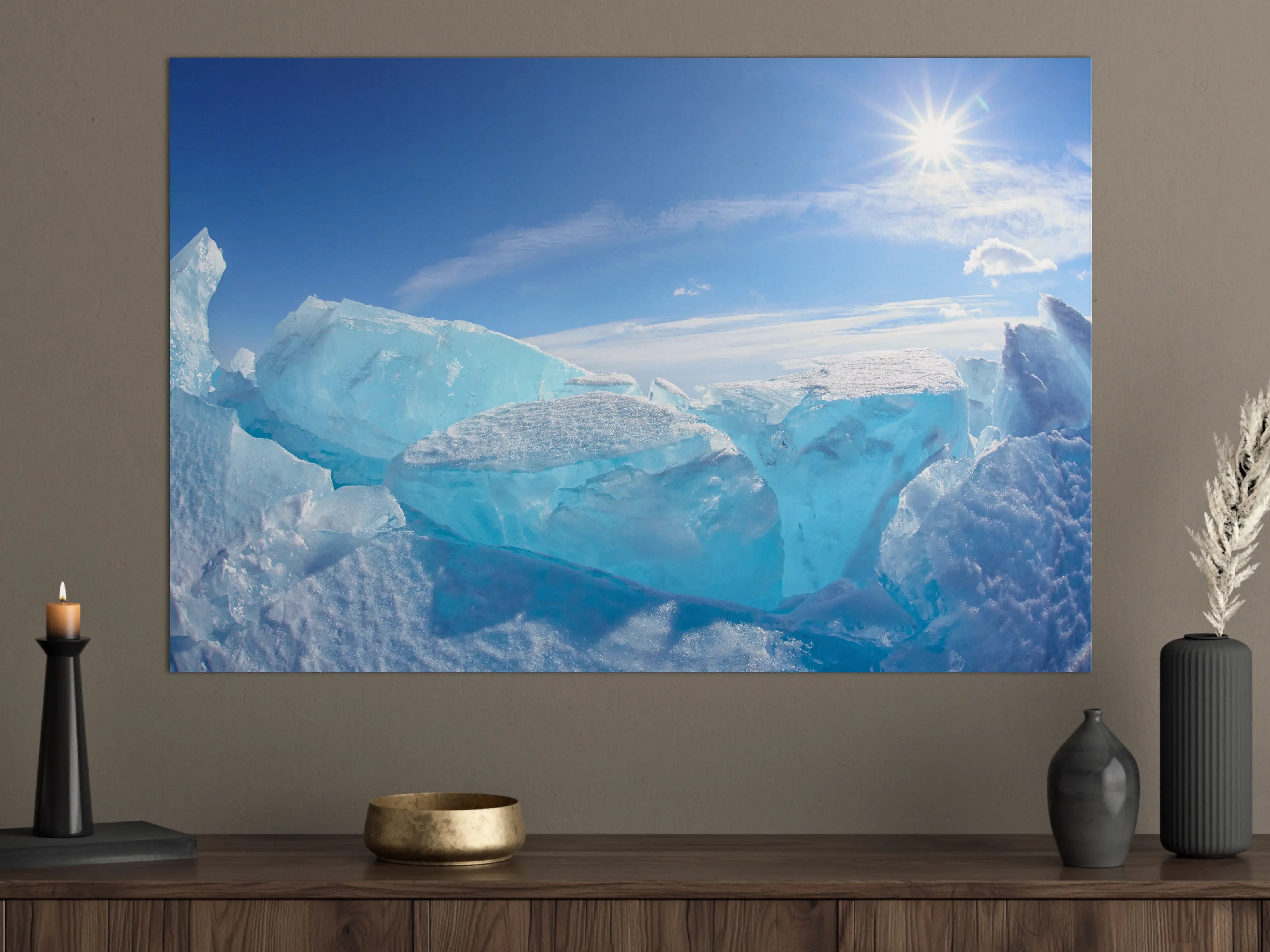 Große Wandbilder - Eisriff am Baikalsee