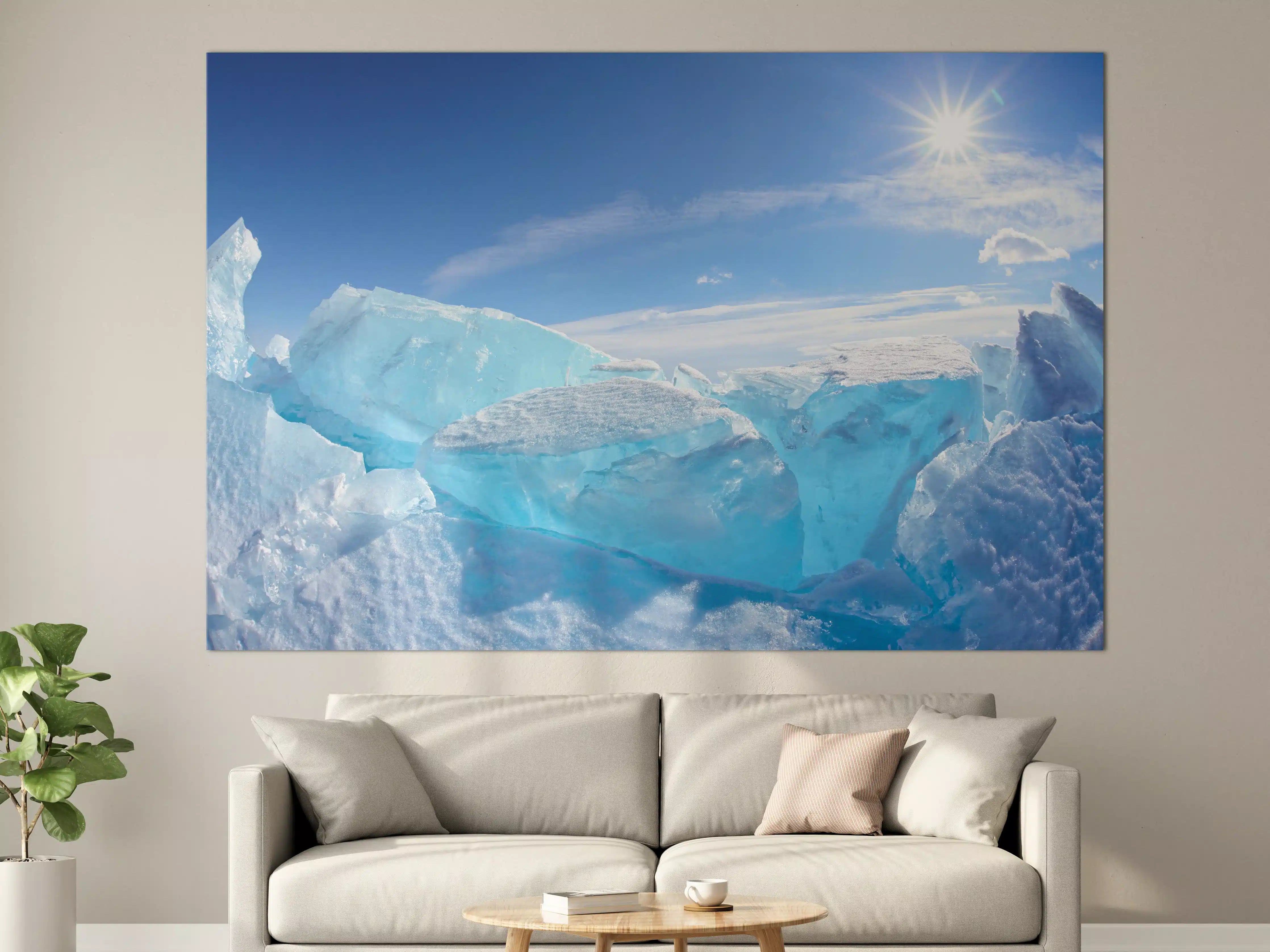 Große Wandbilder - Eisriff am Baikalsee