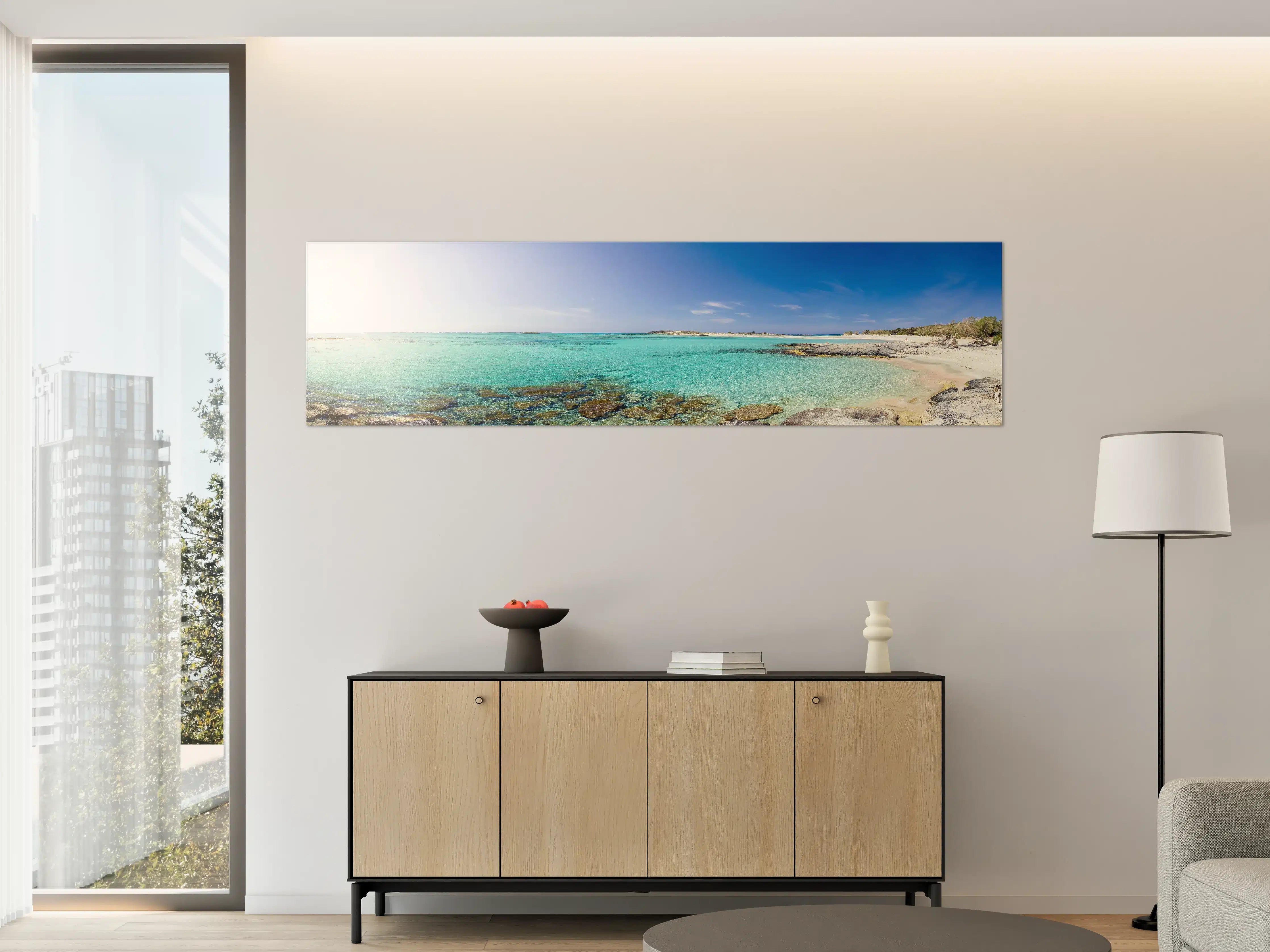 Große Wandbilder - Elafonisi Strand Panorama