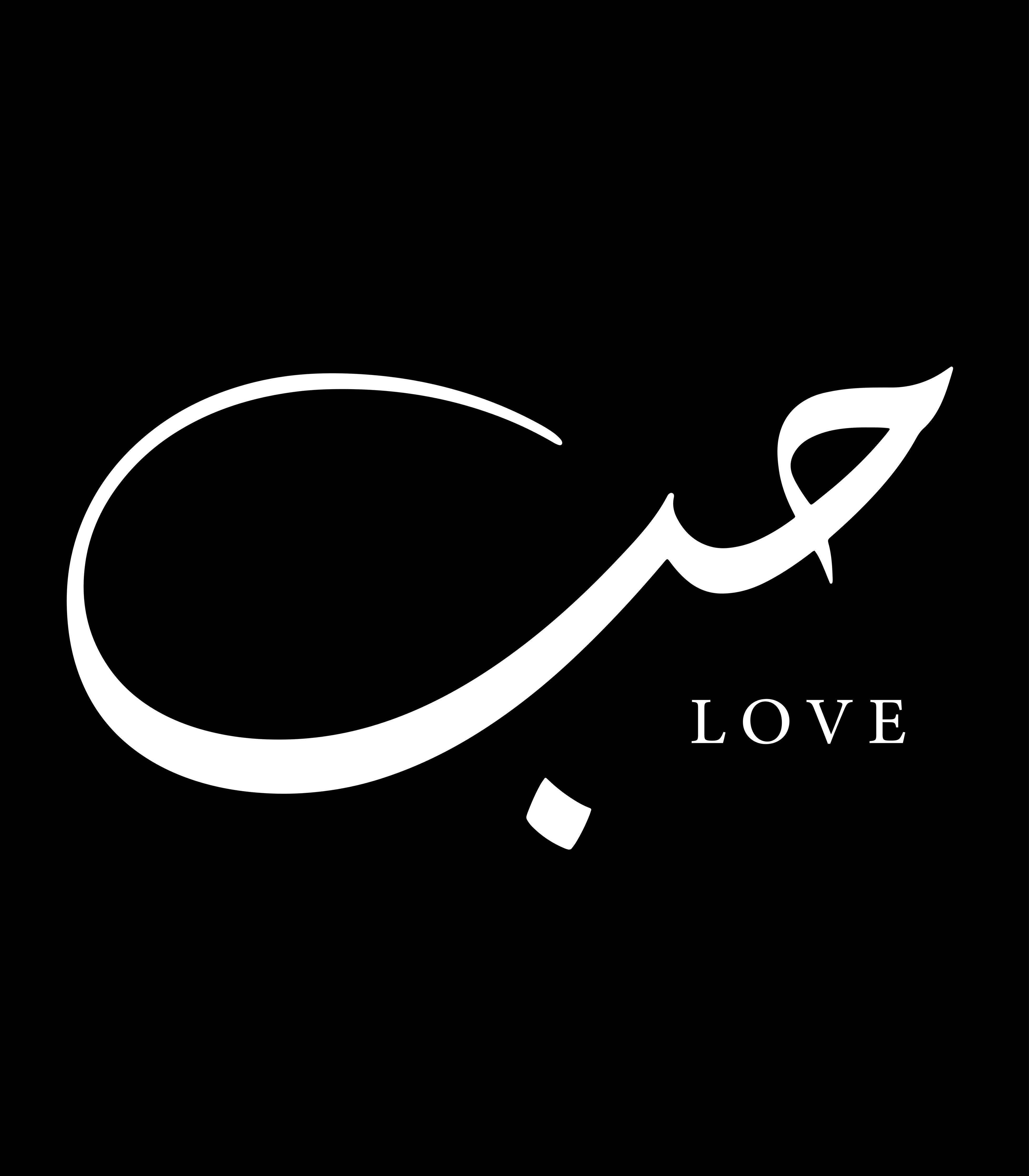 Große Wandbilder-Elegant Love-Schriftzug in Schwarz-Weiß