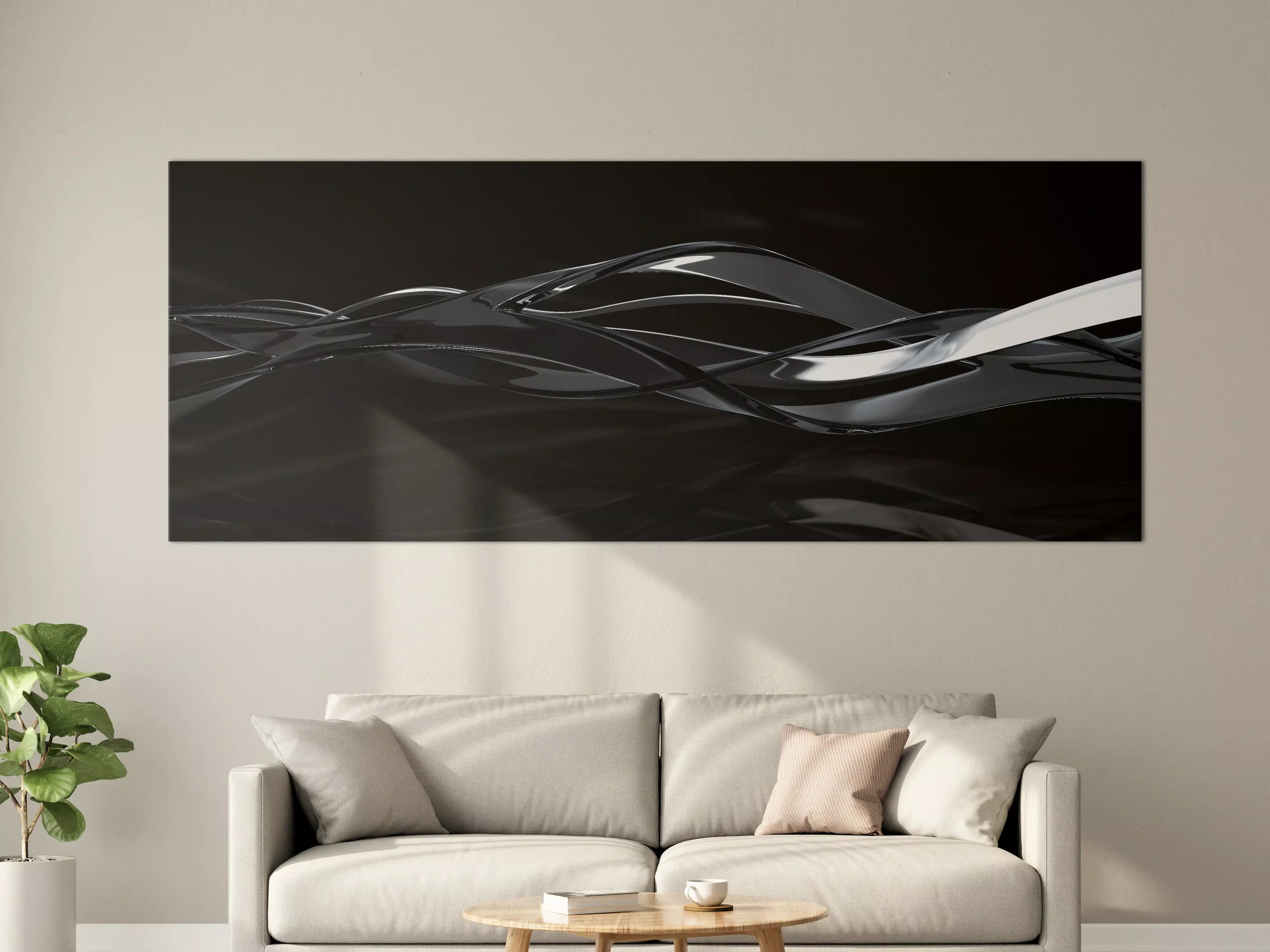 Große Wandbilder - Elegant fließende Bewegung