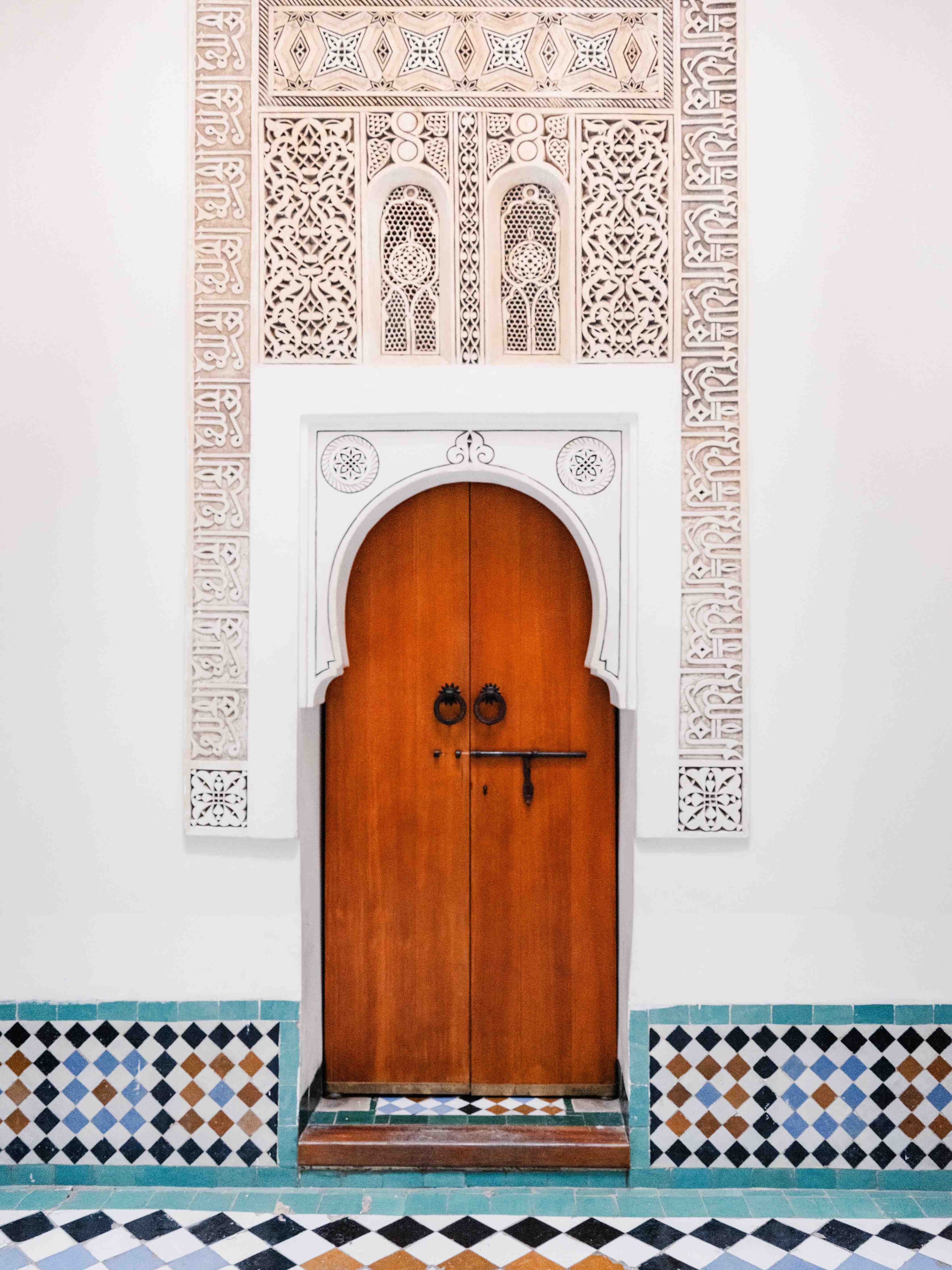 Große Wandbilder-Eleganter Tor mit marokkanischem Stil