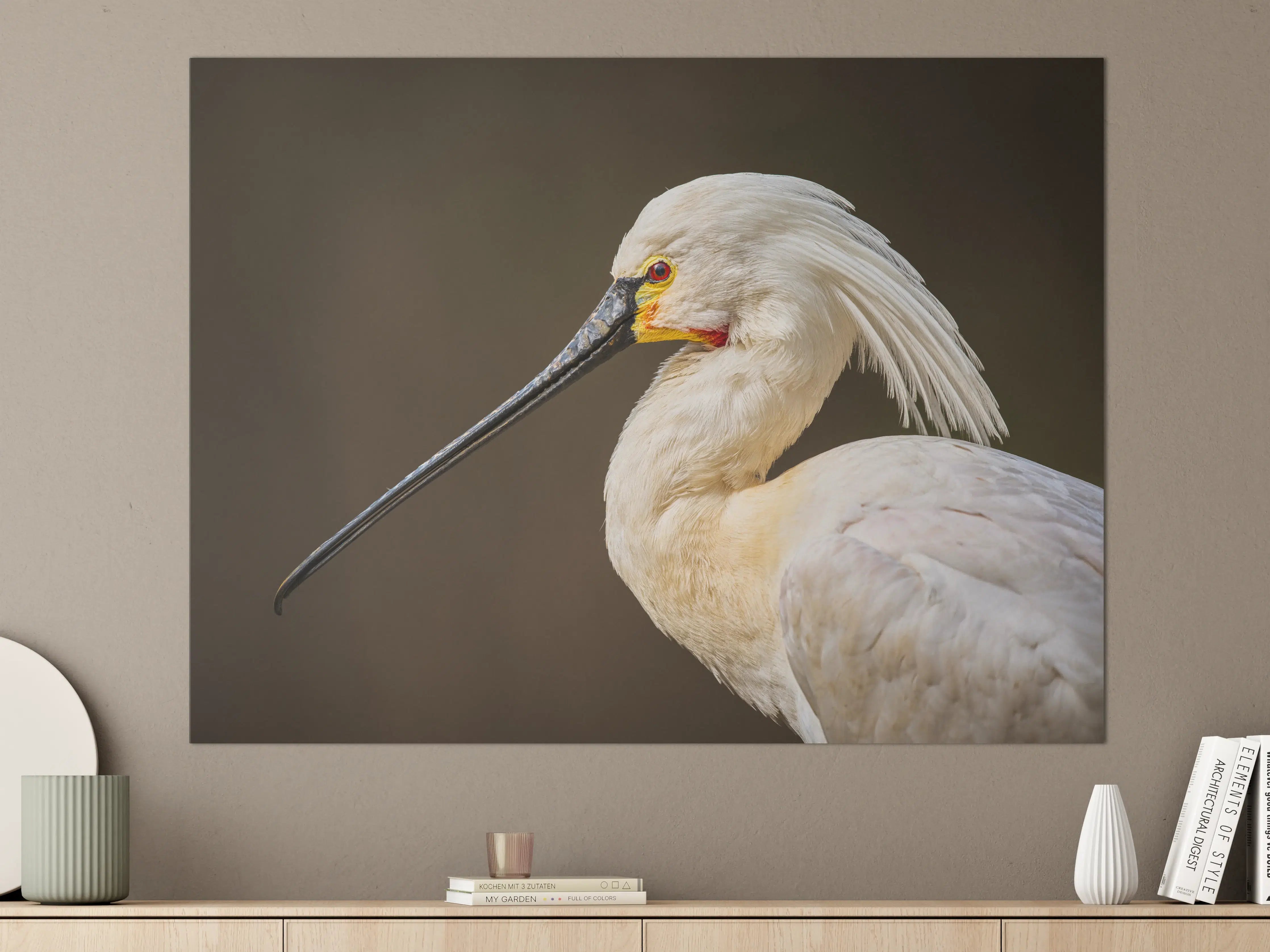 Große Wandbilder - Eleganter Weißer Storch