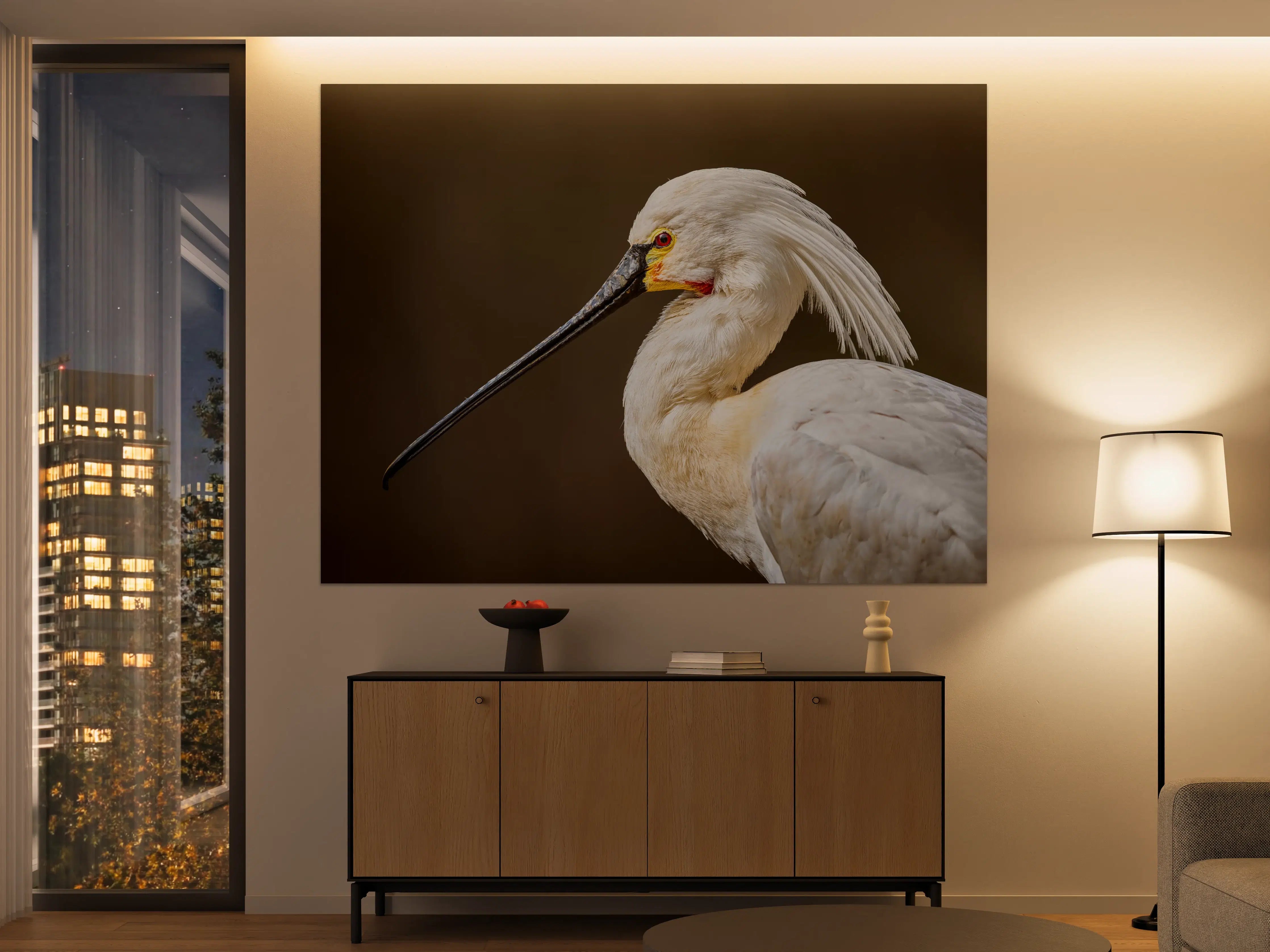Große Wandbilder - Eleganter Weißer Storch