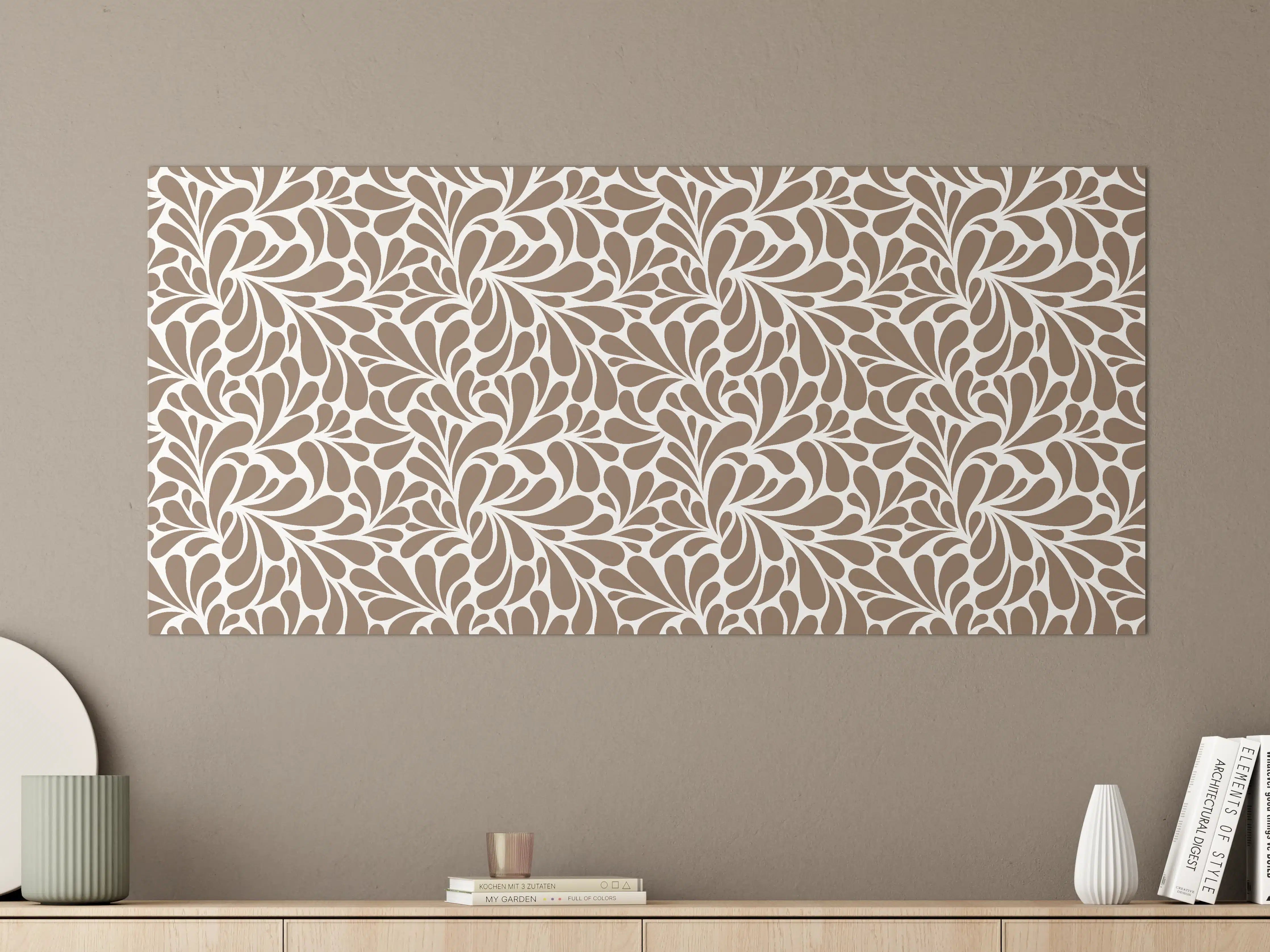 Große Wandbilder - Elegantes Braun-Beige Muster