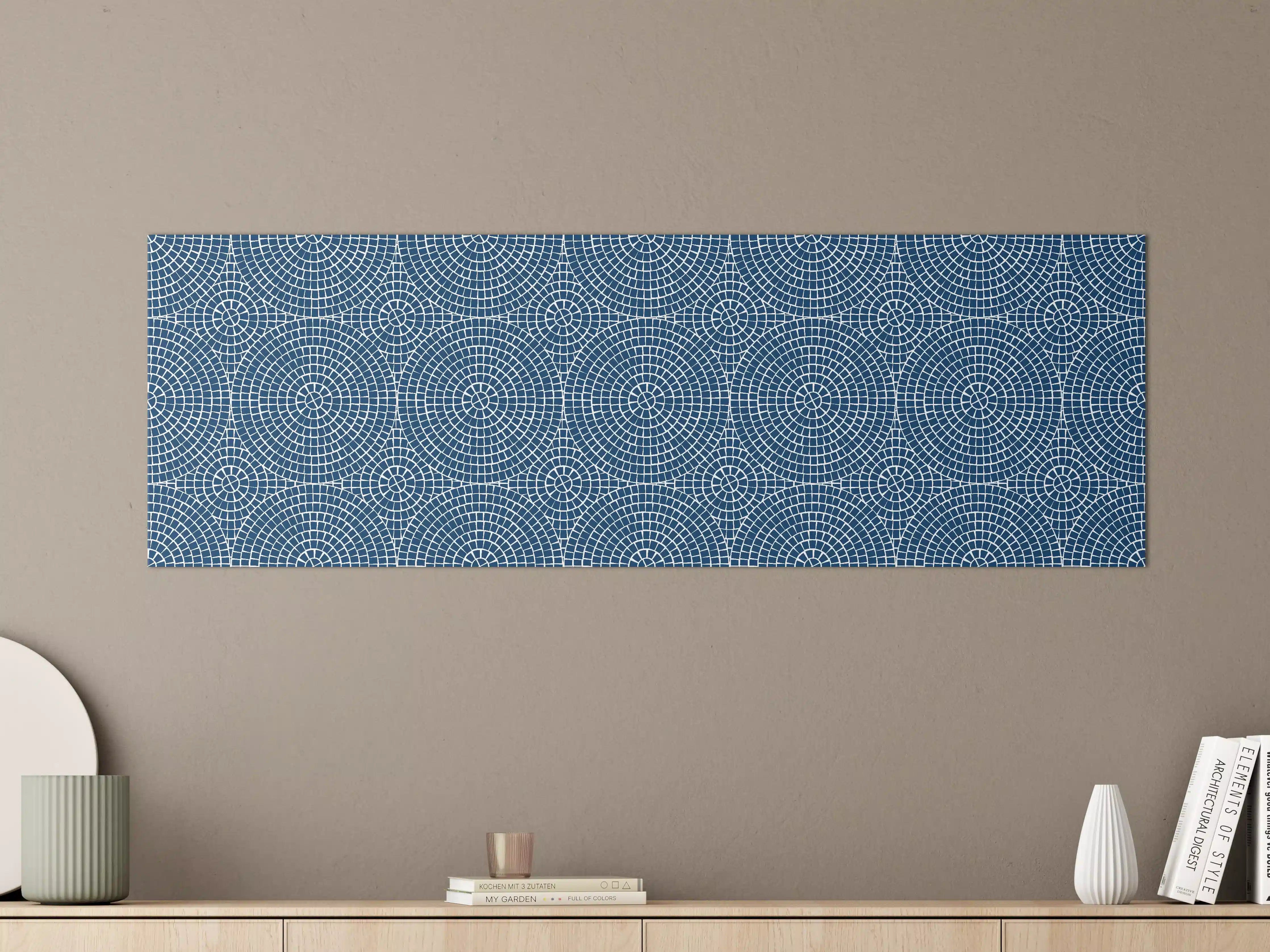Große Wandbilder - Elegantes Graufarbenes geometrisches Muster