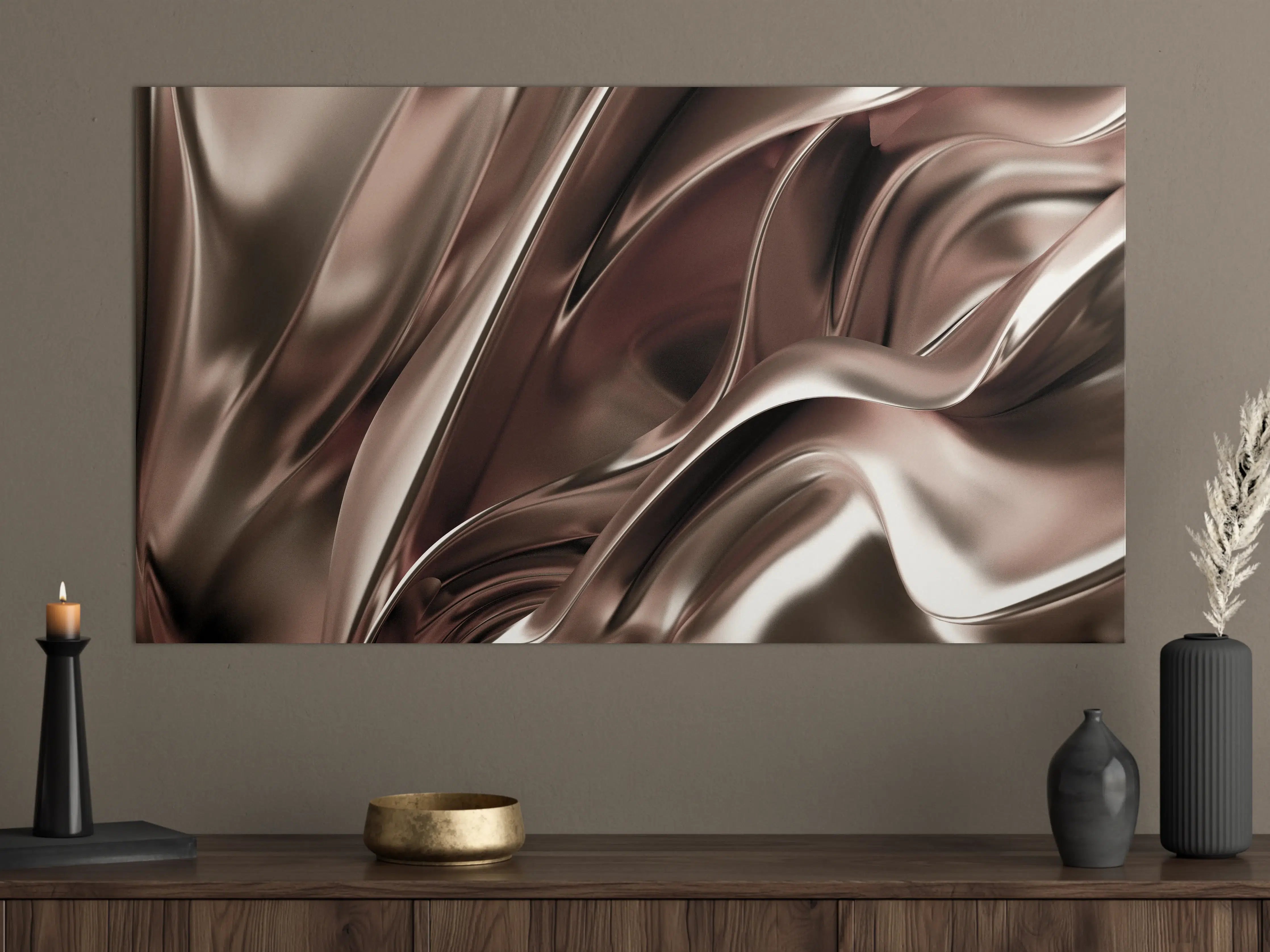 Große Wandbilder - Elegantes Metall-Design mit Satin-Finish