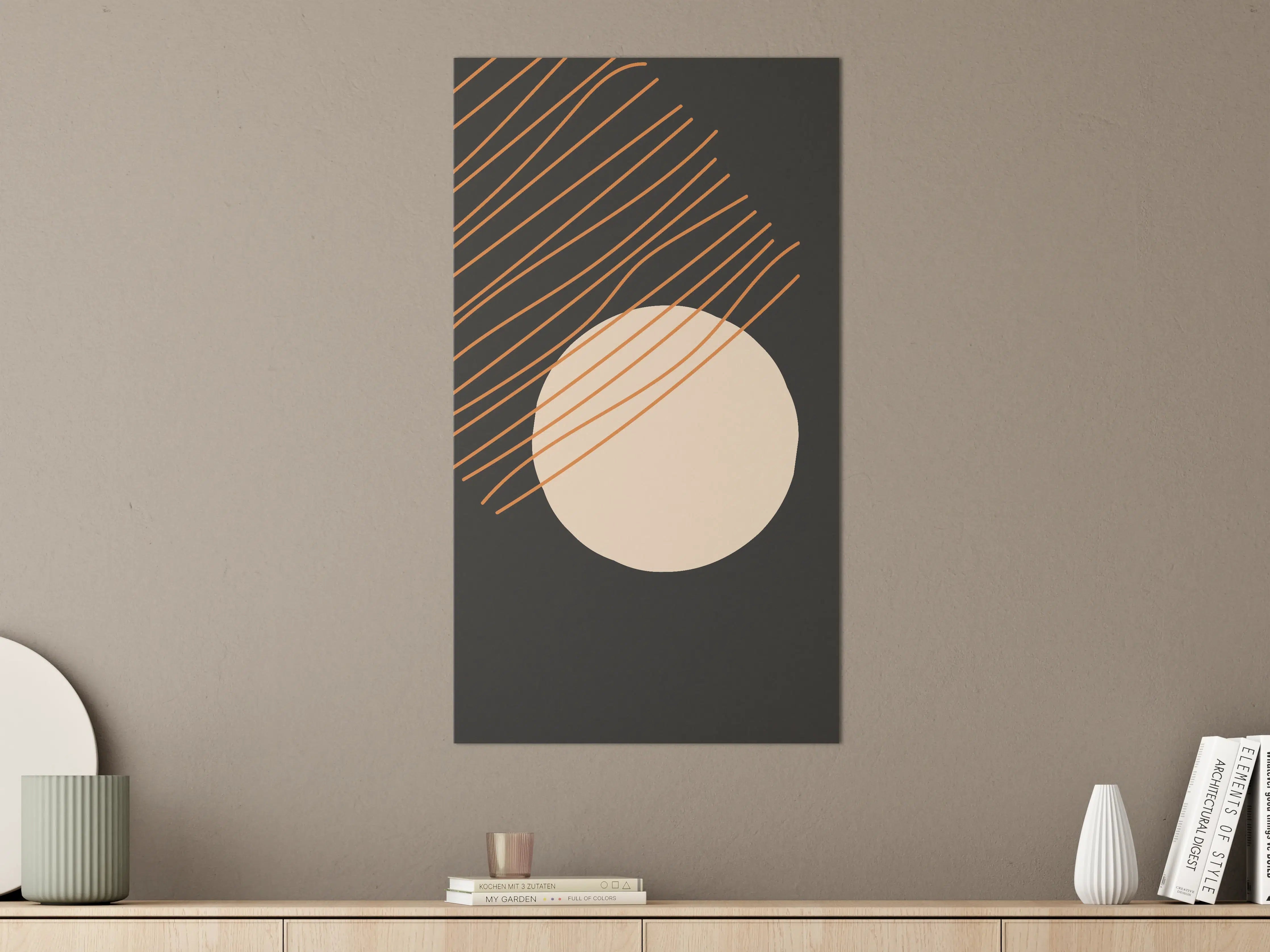 Große Wandbilder - Elegantes minimalistisches Wandbild