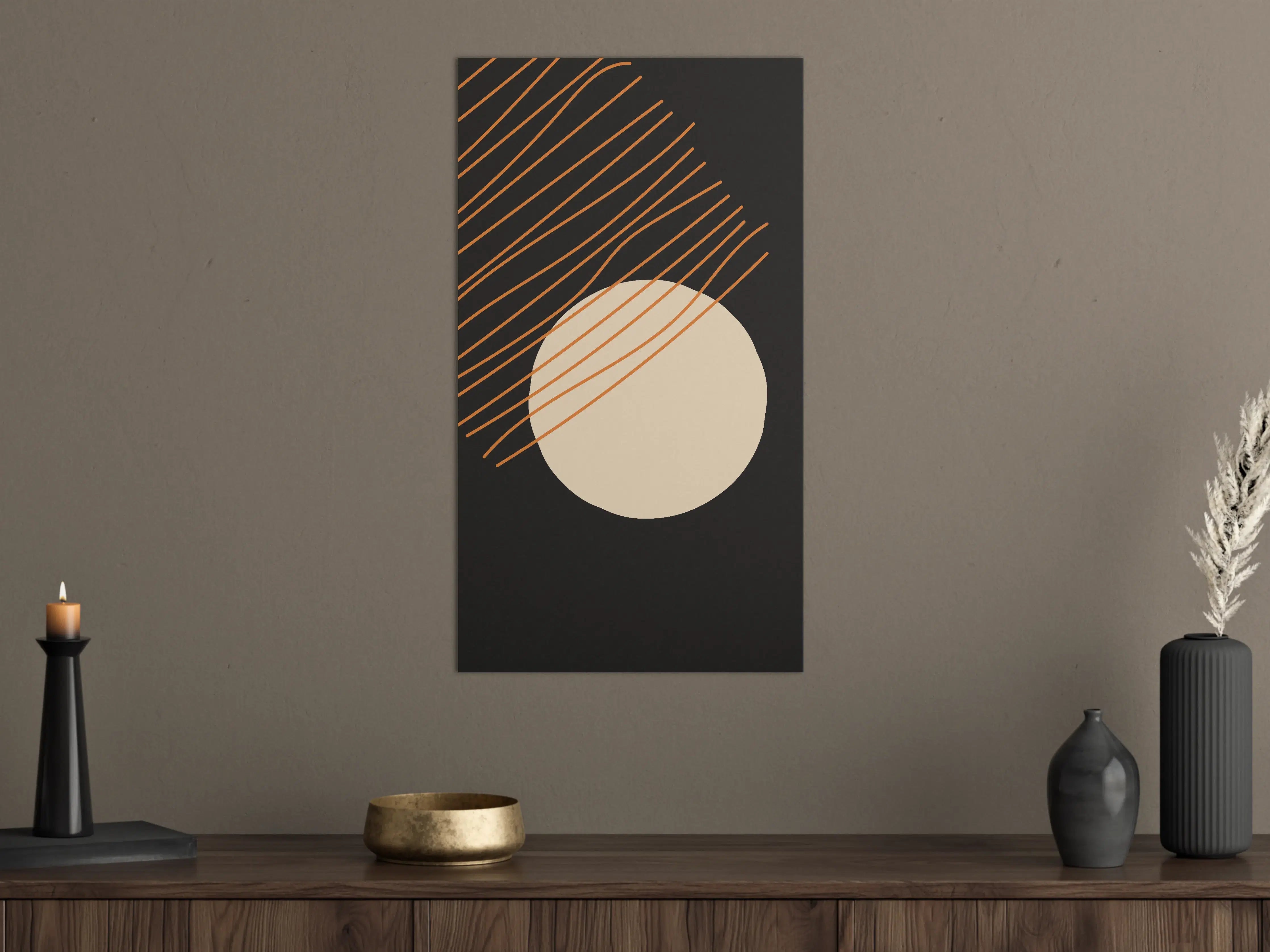 Große Wandbilder - Elegantes minimalistisches Wandbild