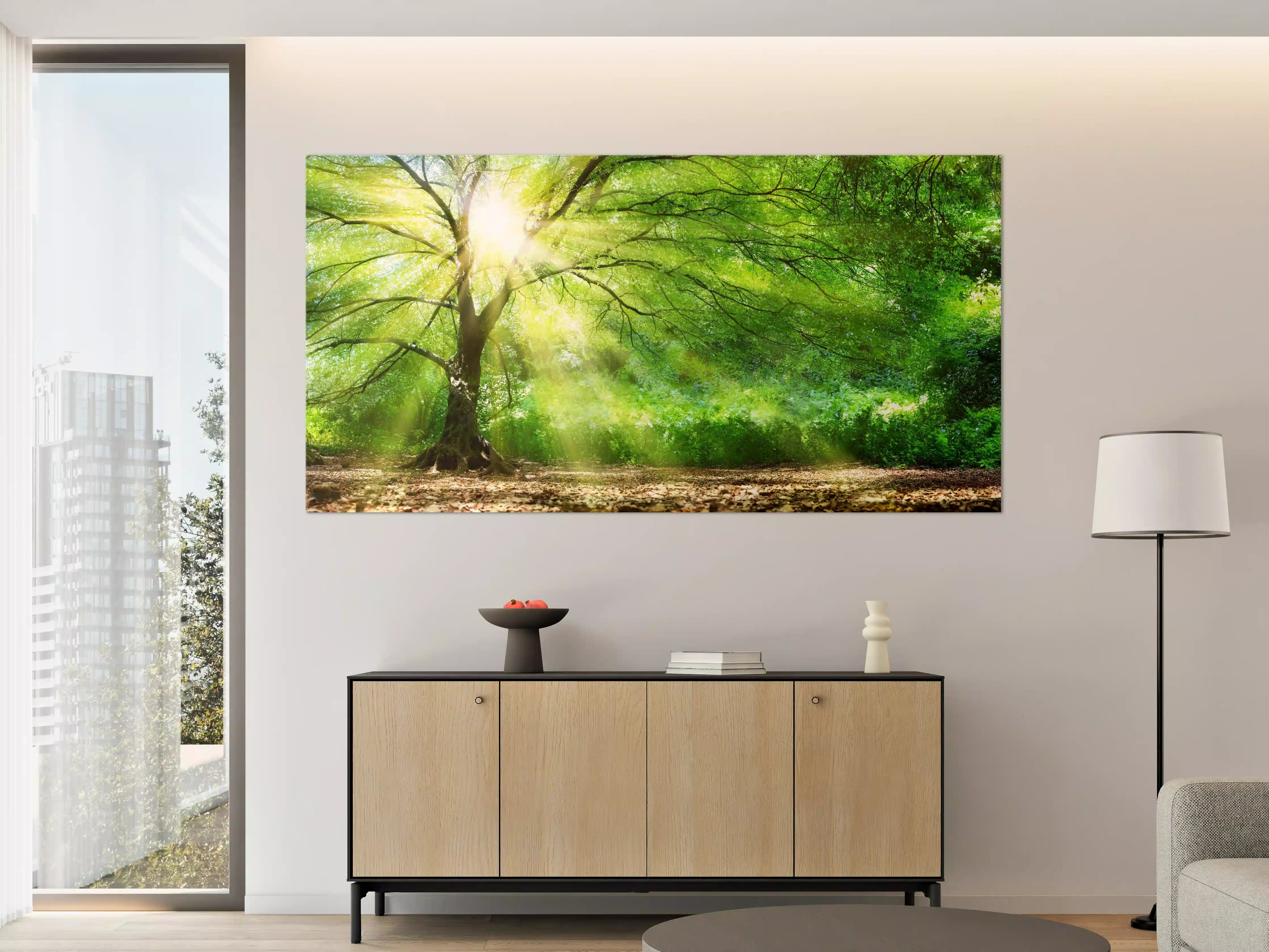 Große Wandbilder - Energiegeladener Wald