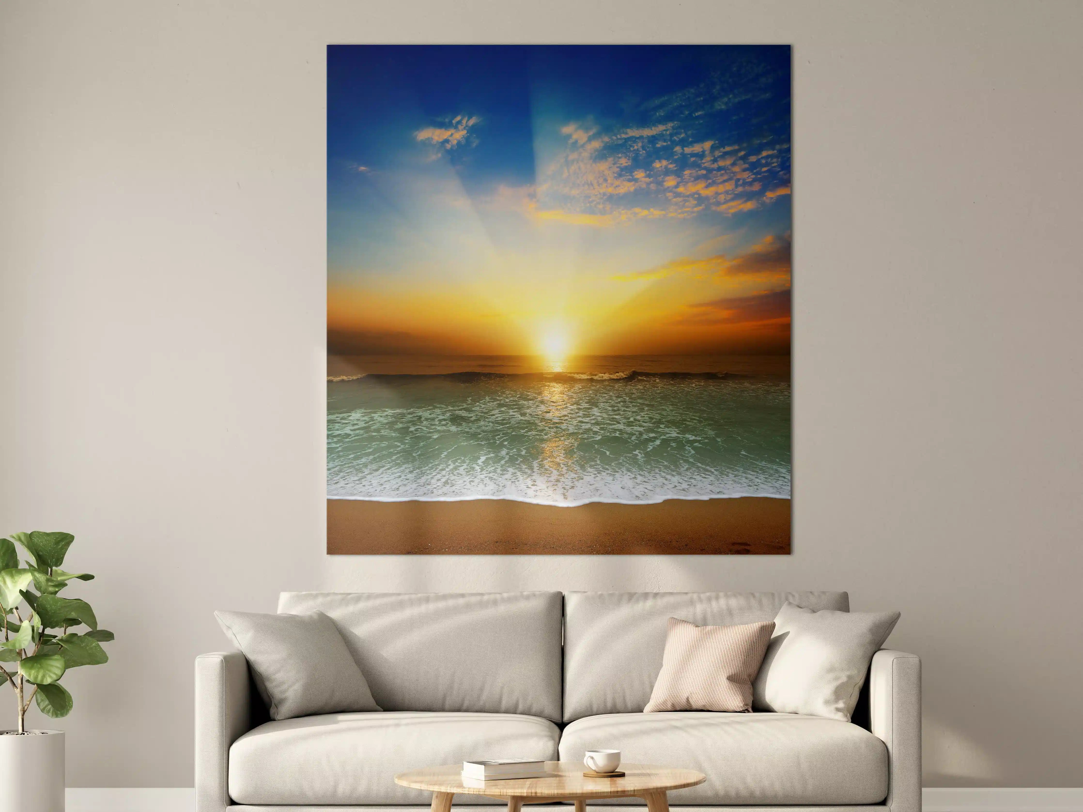 Große Wandbilder - Fantastischer Sonnenuntergang an Mexicos Pazifikküste