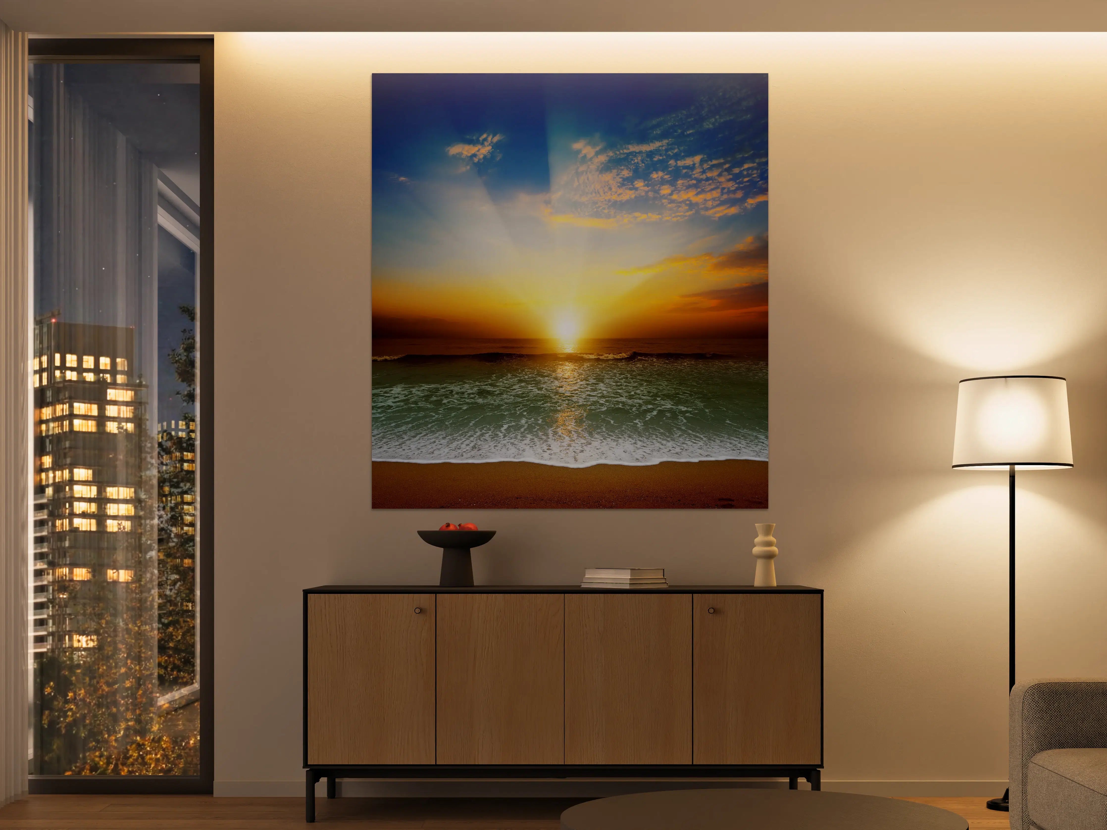 Große Wandbilder - Fantastischer Sonnenuntergang an Mexicos Pazifikküste