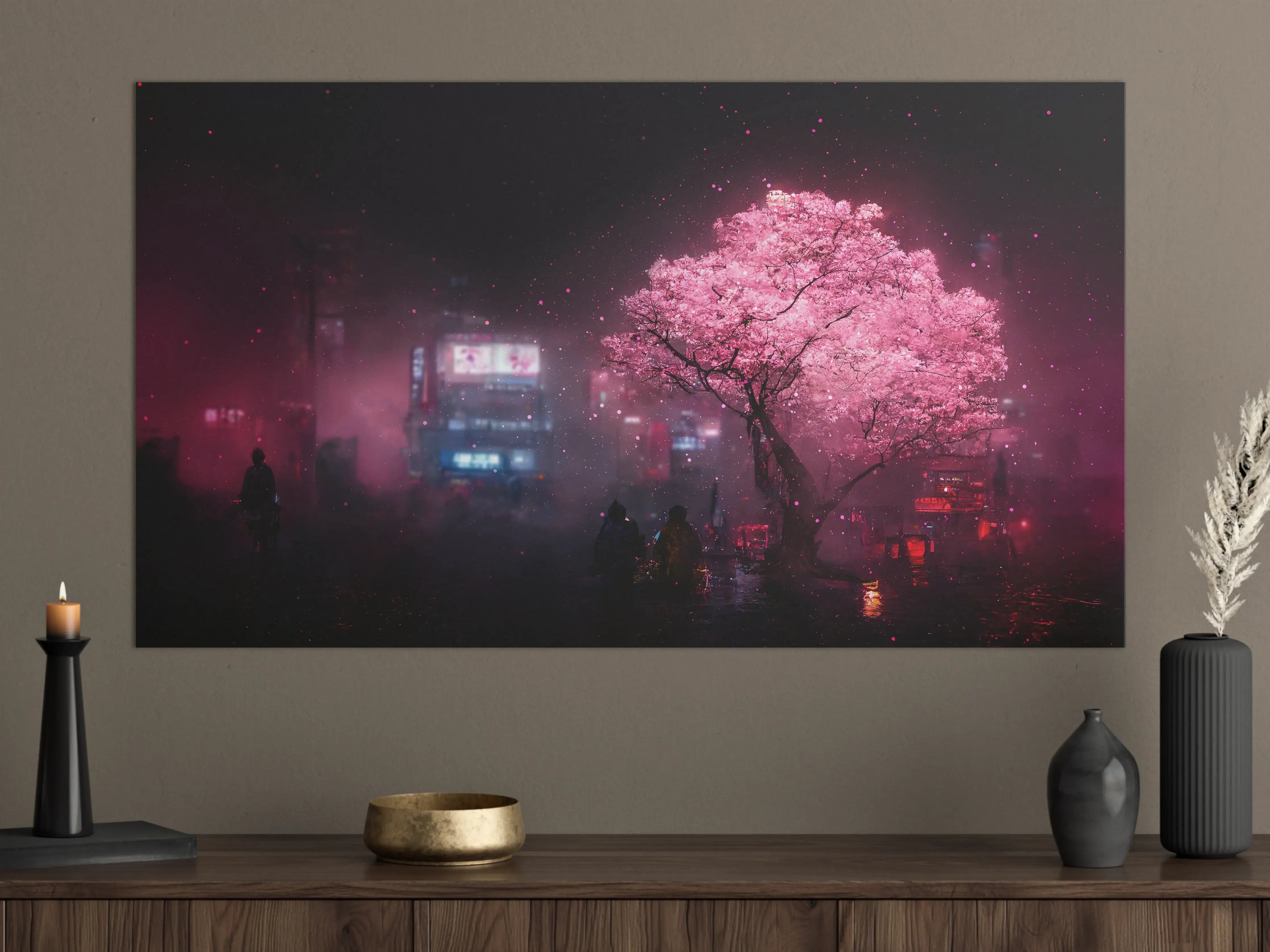 Große Wandbilder - Fantasy Nacht - Japan