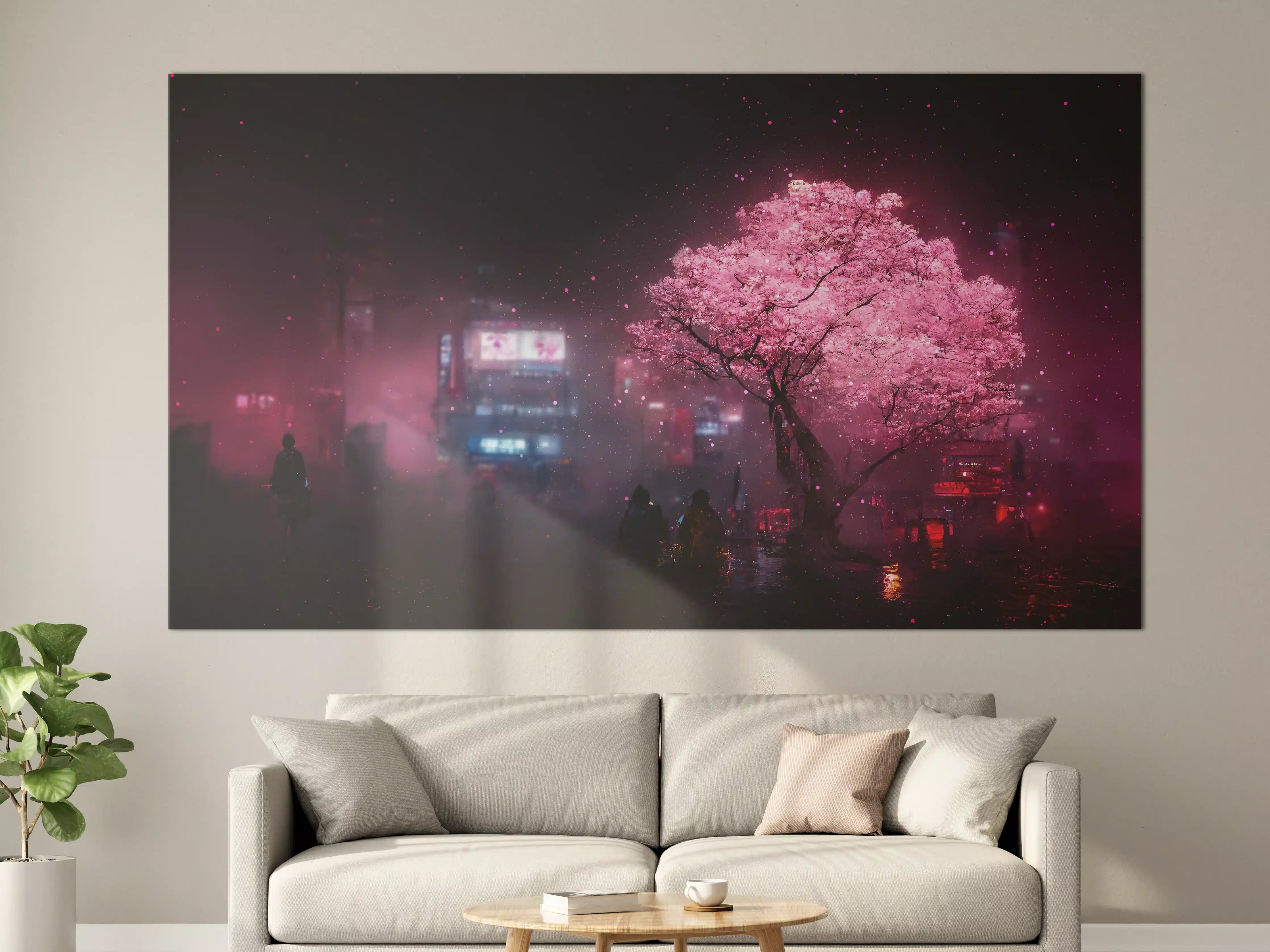 Große Wandbilder - Fantasy Nacht - Japan