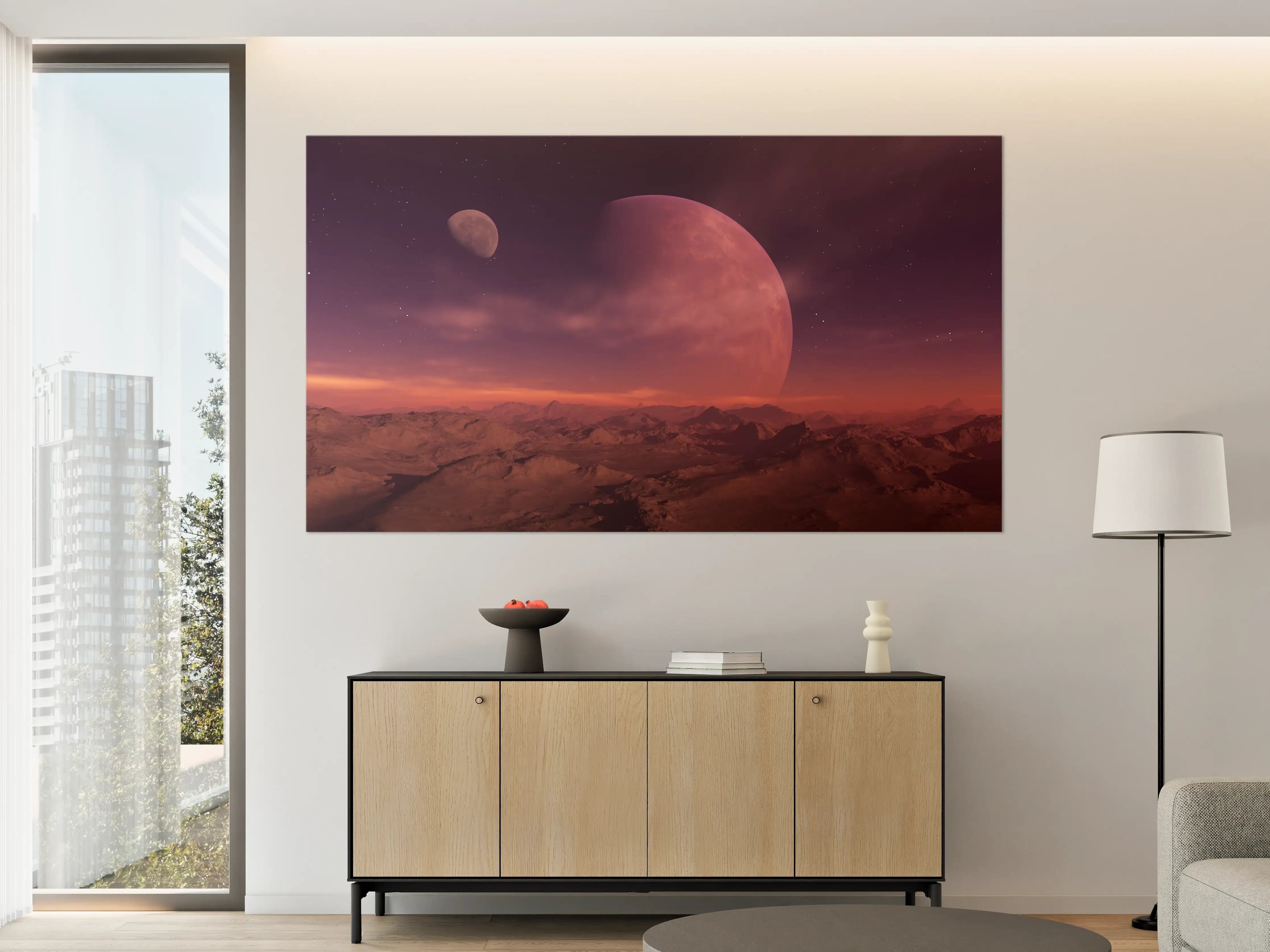 Große Wandbilder - Fantasy Planet Ausblick