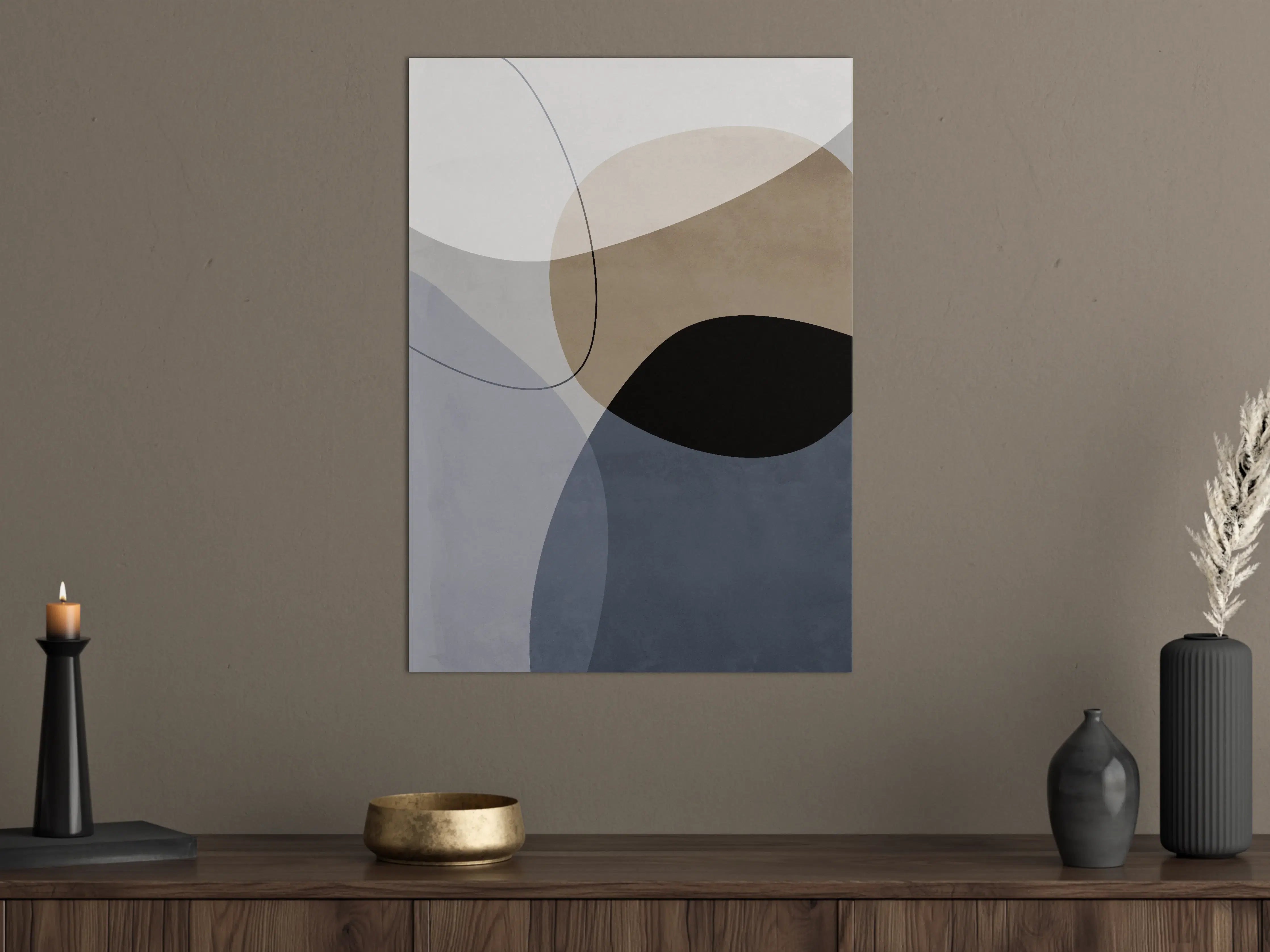 Große Wandbilder - Farbenpracht Dorfidylle
