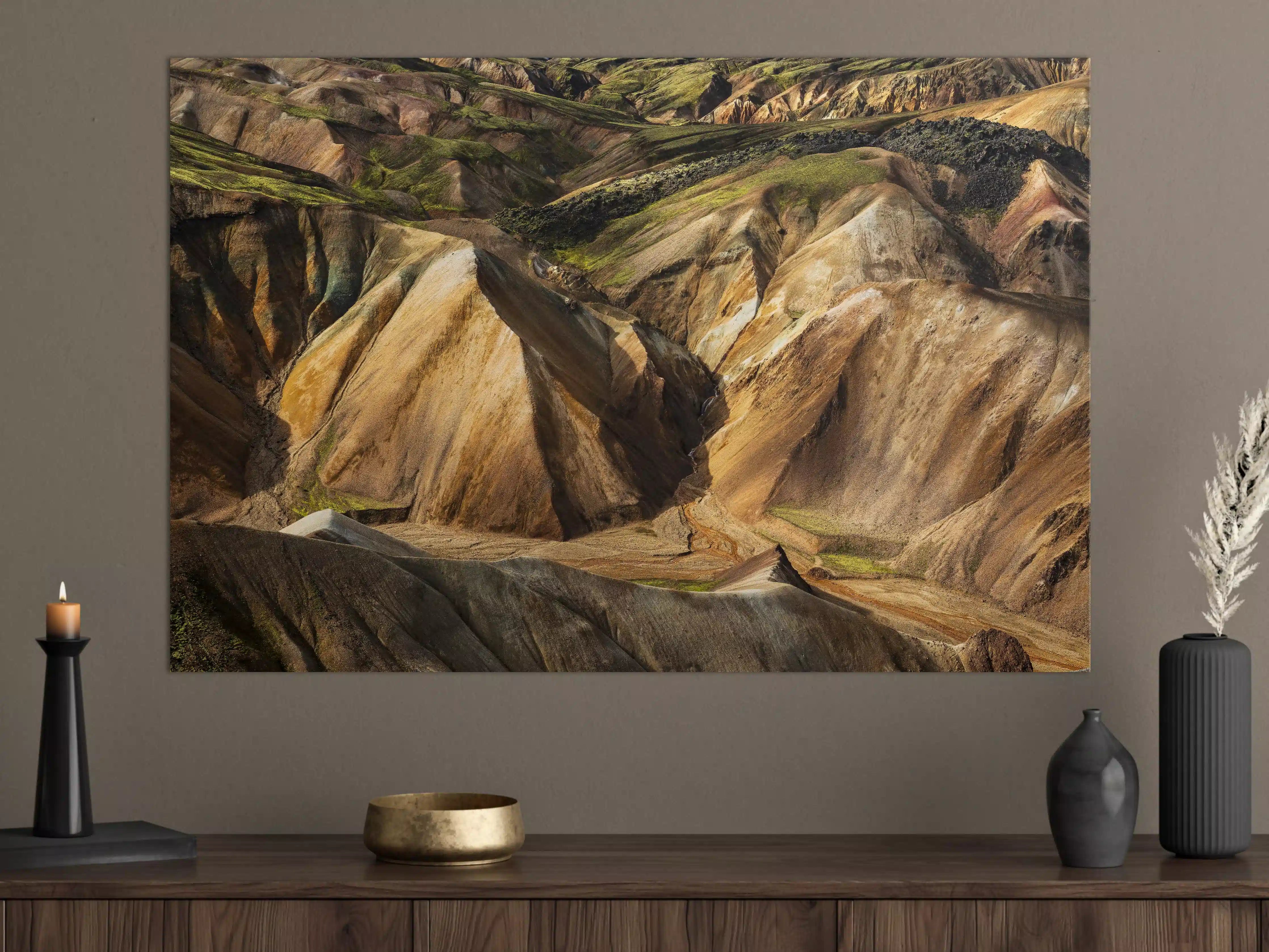 Große Wandbilder - Farbenpracht Landmannalaugar