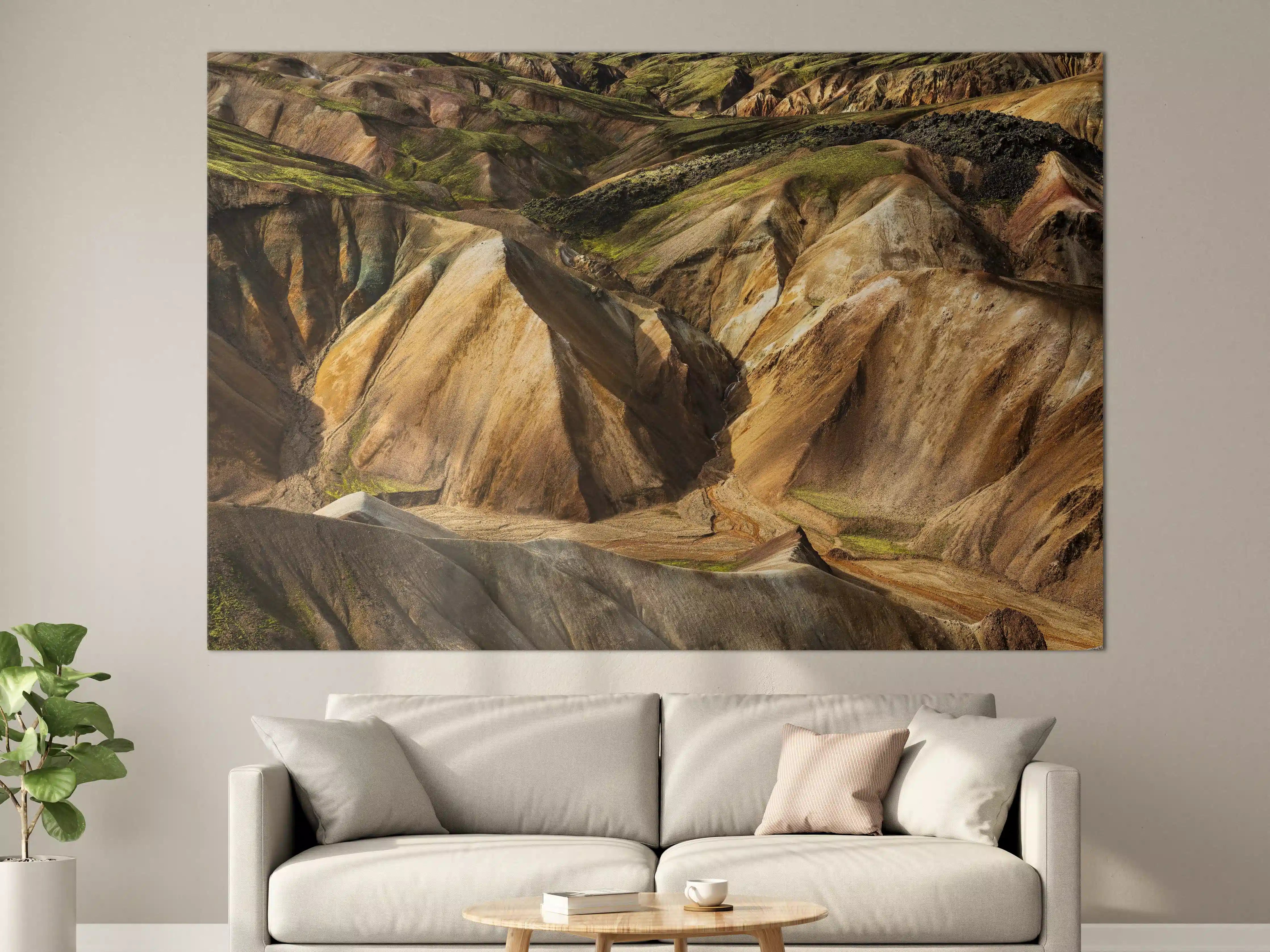 Große Wandbilder - Farbenpracht Landmannalaugar