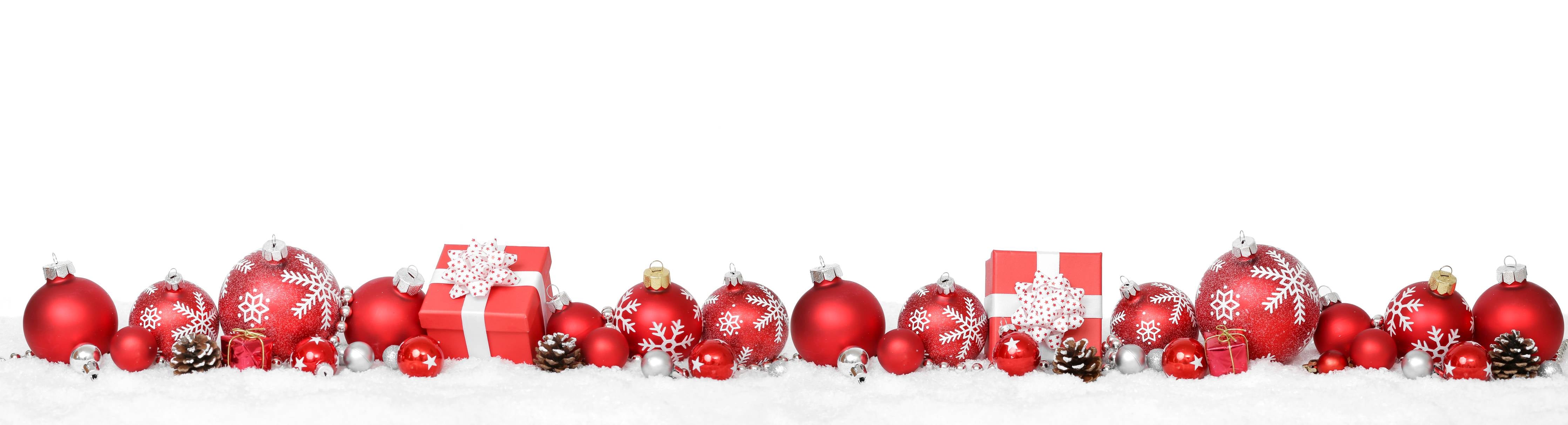 Große Wandbilder-Festliche Rot-Weiß Weihnachtsdekoration