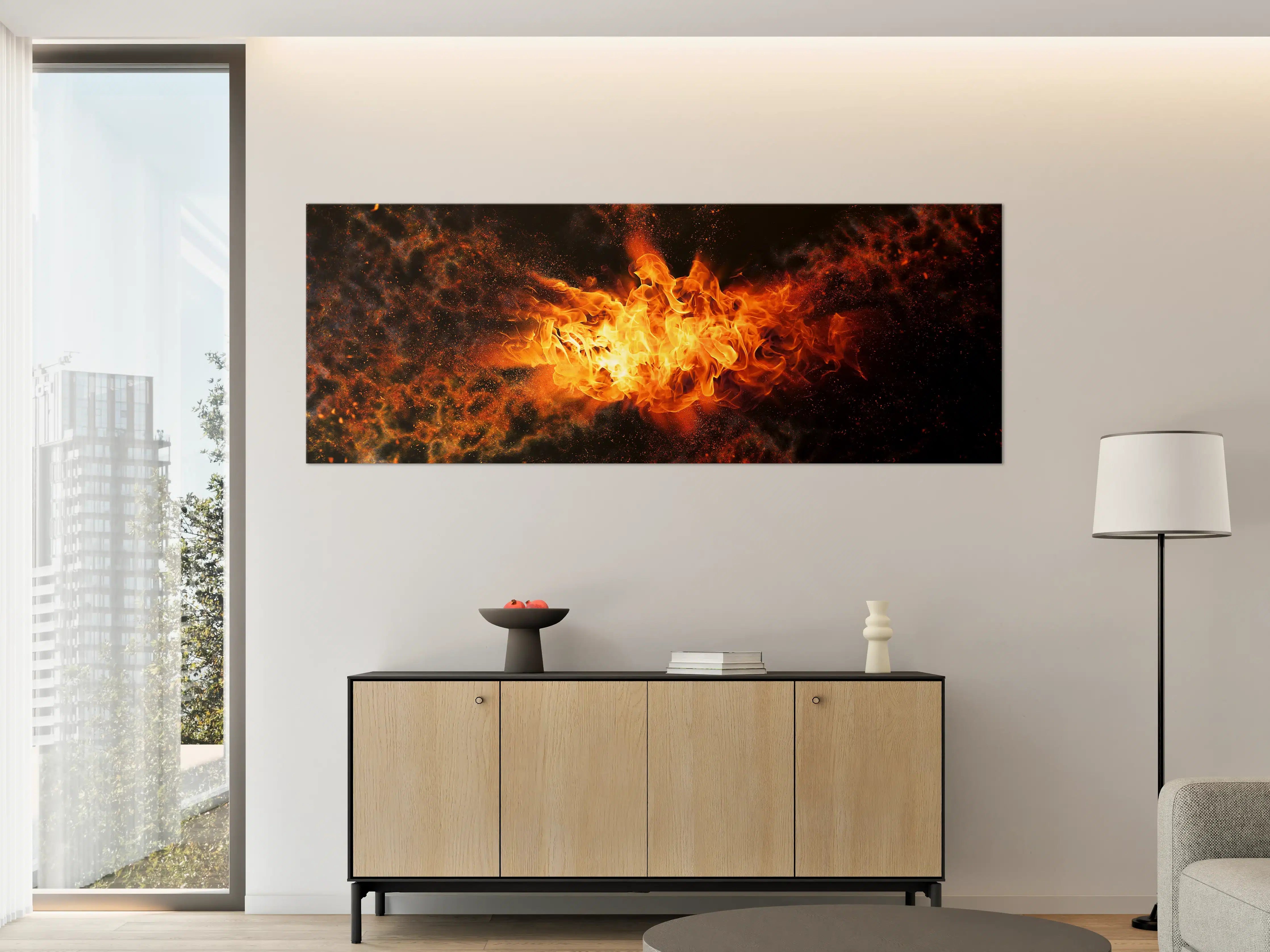 Große Wandbilder - Feurige Explosion